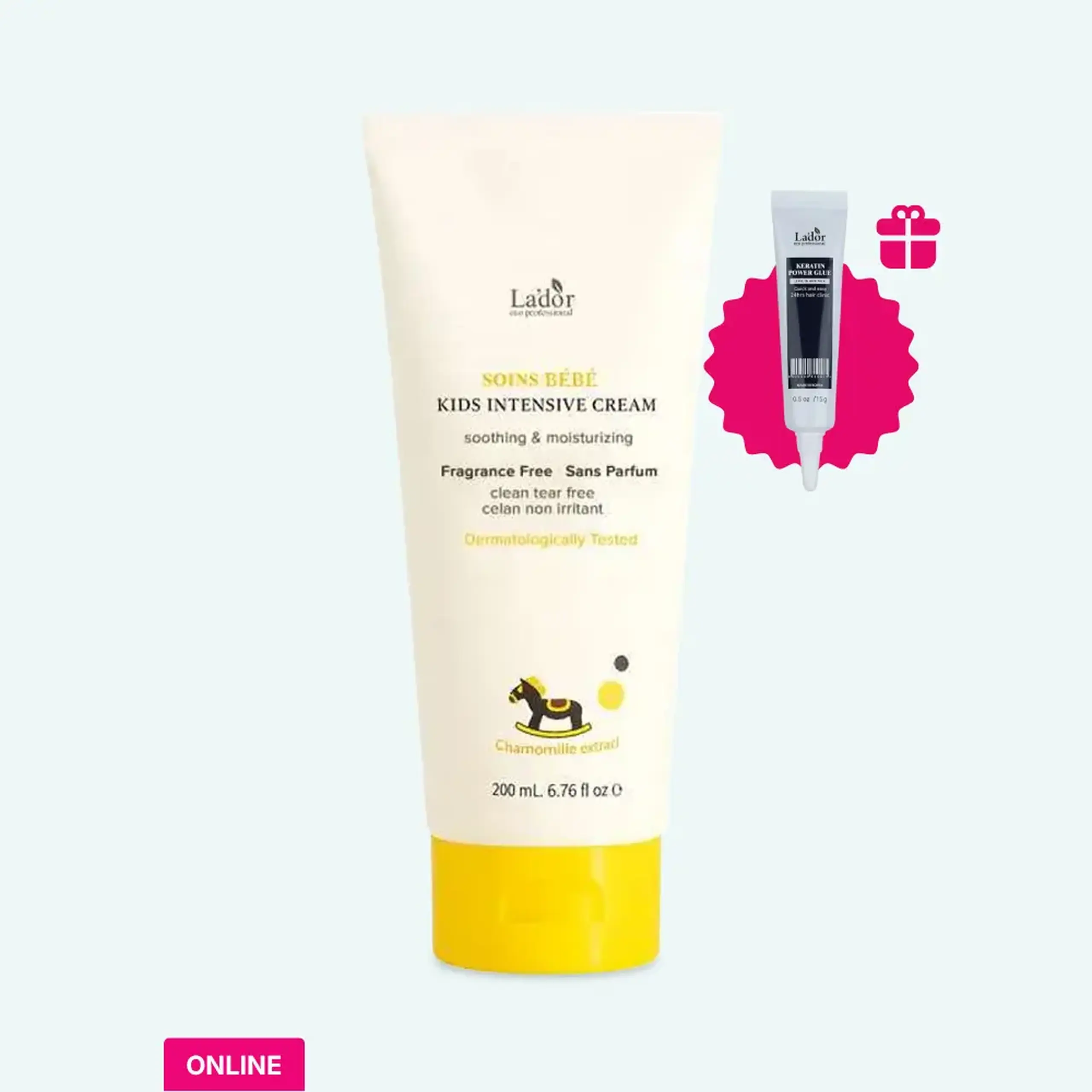 Cremă hidratantă blândă pentru copii LADOR Kids Intensive Cream 200ml