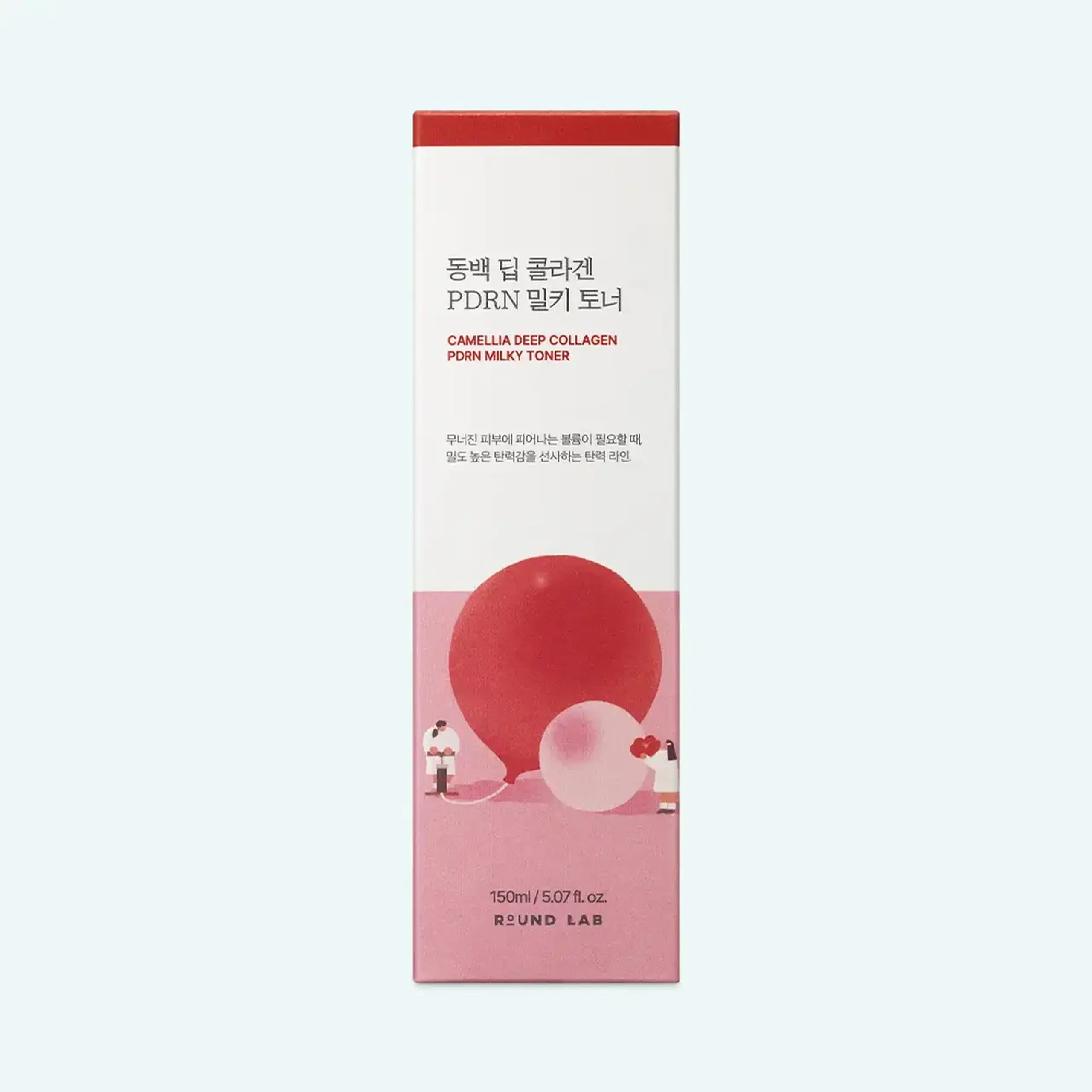 Toner anti-age ROUND LAB Camellia Deep Collagen Milky PDRN Toner 150ml