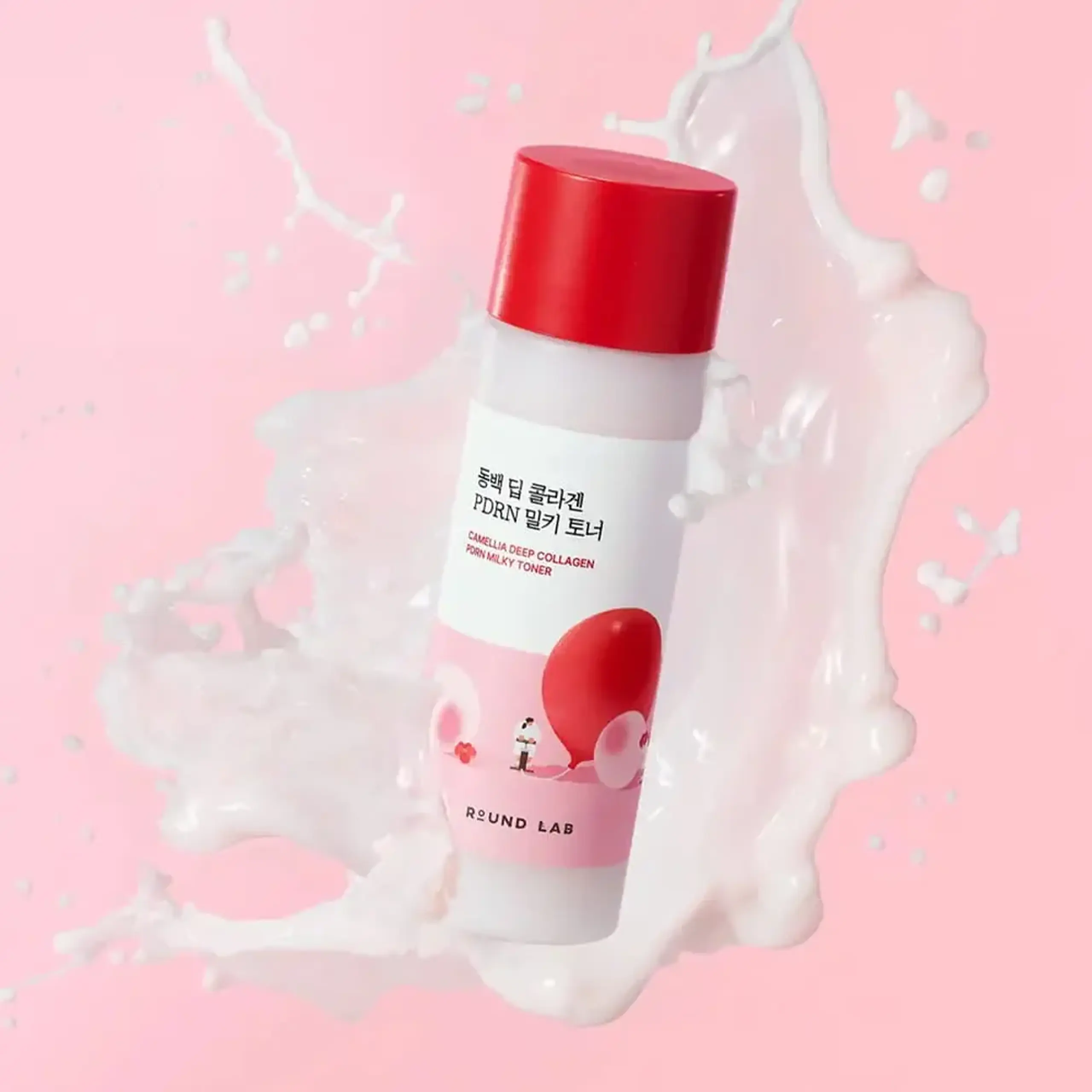 Toner anti-age ROUND LAB Camellia Deep Collagen Milky PDRN Toner 150ml