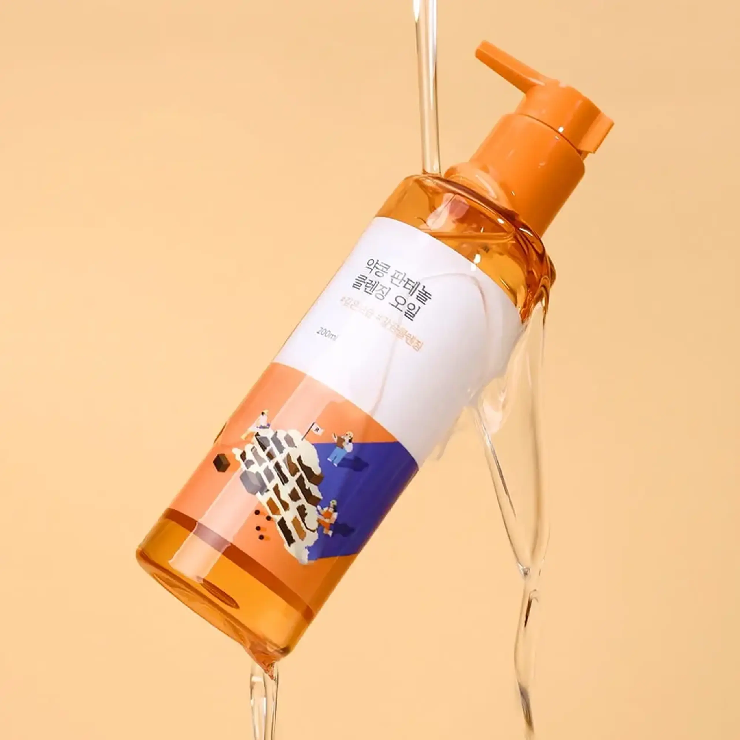 Ulei hidrofil delicat ROUND LAB Soybean Panthenol Cleansing Oil 200 ml