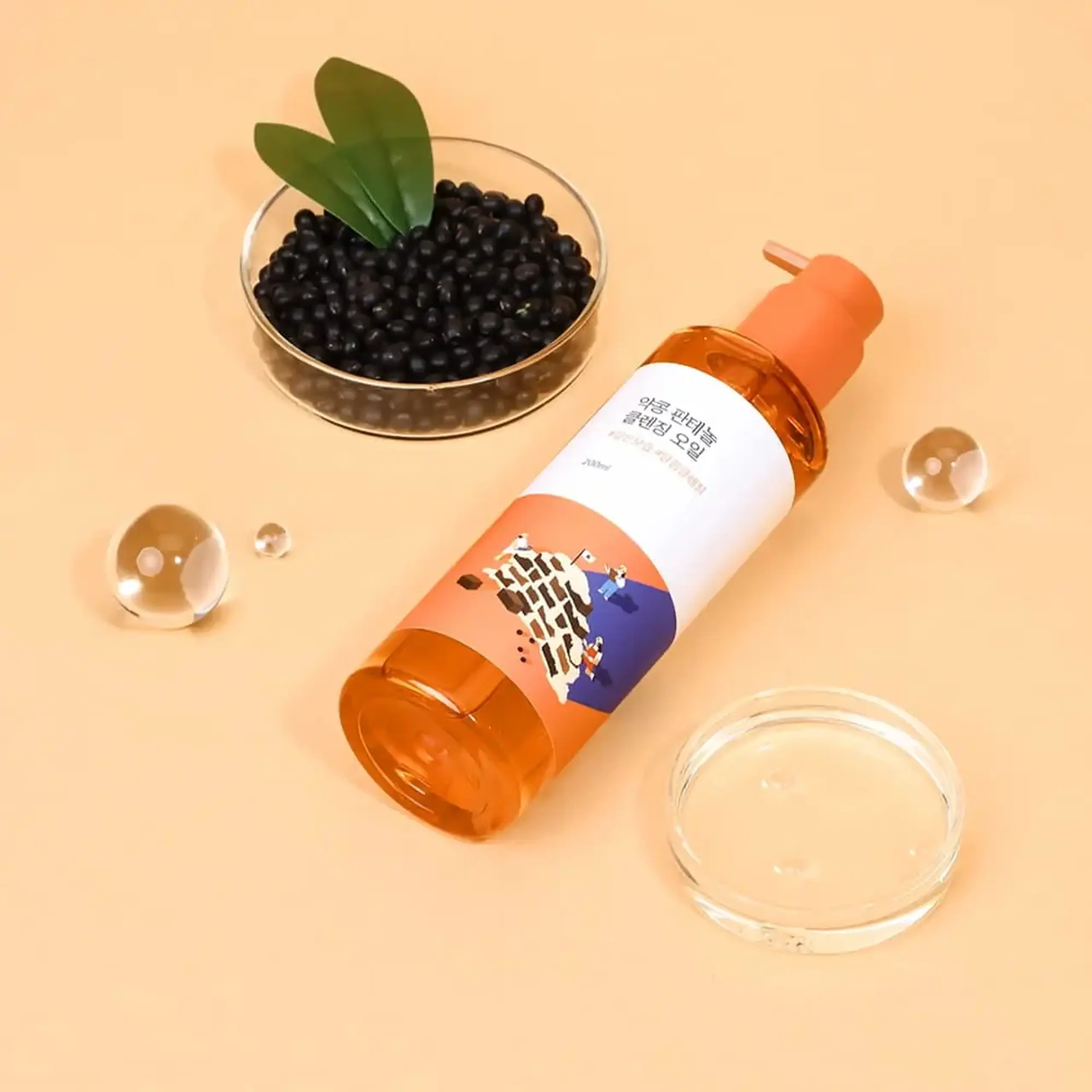 Ulei hidrofil delicat ROUND LAB Soybean Panthenol Cleansing Oil 200 ml