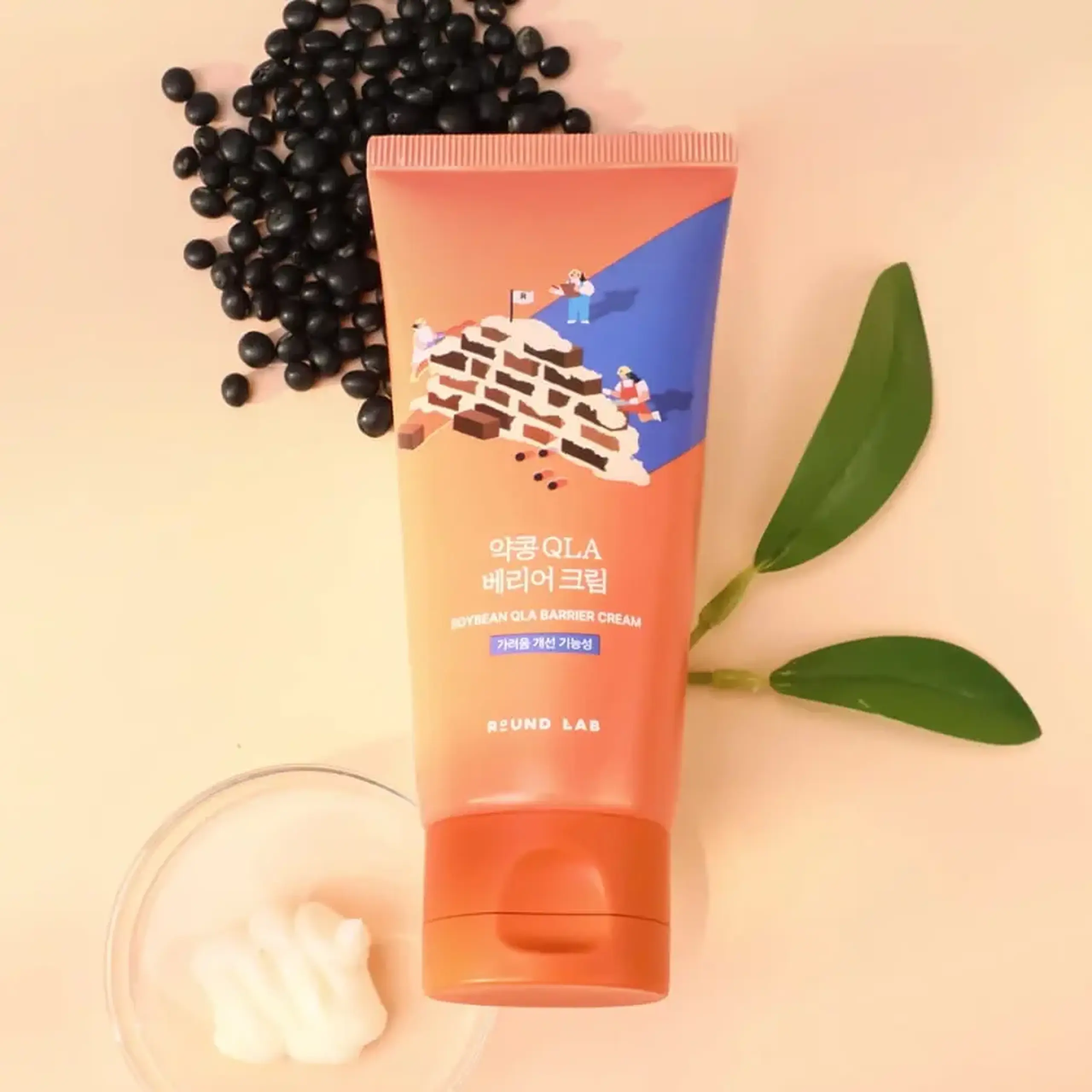 Cremă nutritivă pentru hidratarea intensă ROUND LAB Soybean QLA Barrier Cream 80 ml