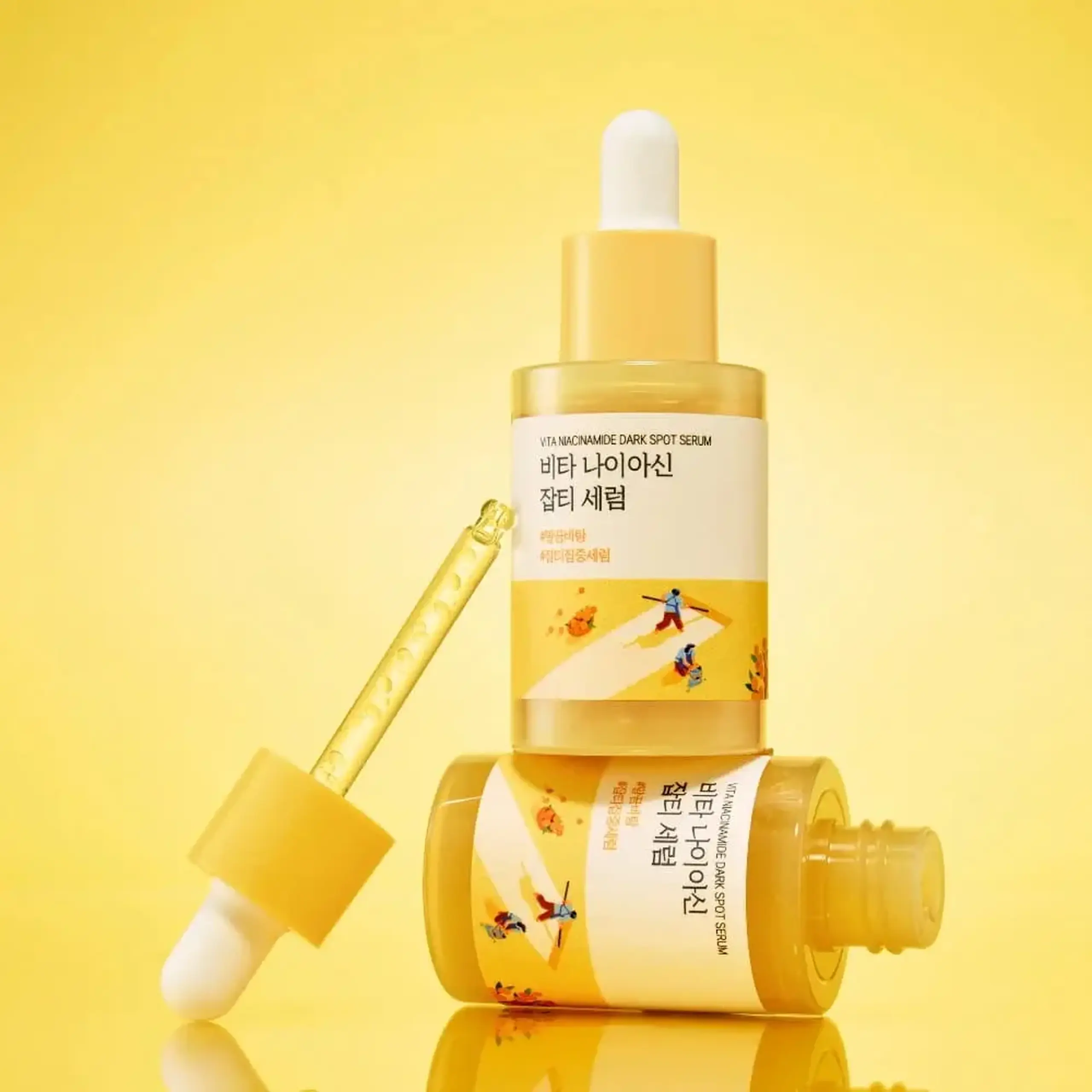 Ser iluminator pentru pete pigmentare ROUND LAB Vita Niacinamide Dark Spot Serum 30 ml