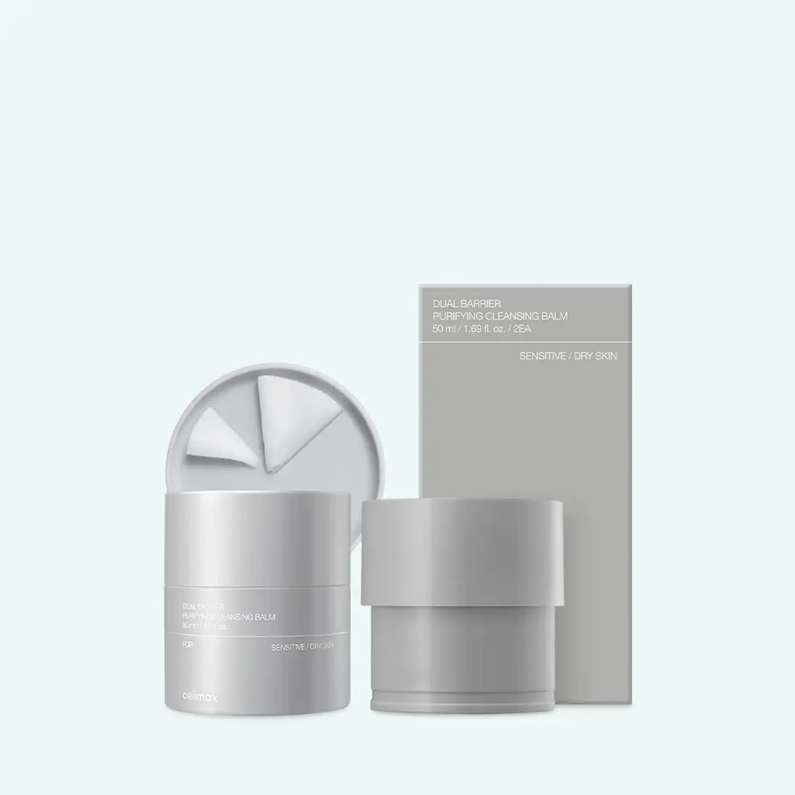 Balsam hidrofil CELIMAX Dual Barrier Purifying Cleansing Balm 50 ml + Refill 50 ml