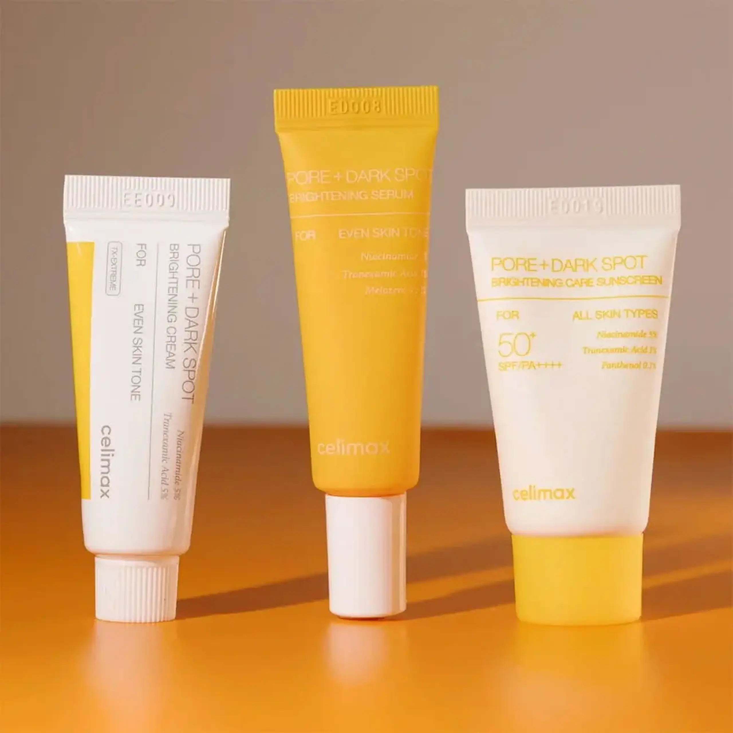 Travel set complet pentru petele pigmentare CELIMAX Pore + Dark Spot Brightening Kit