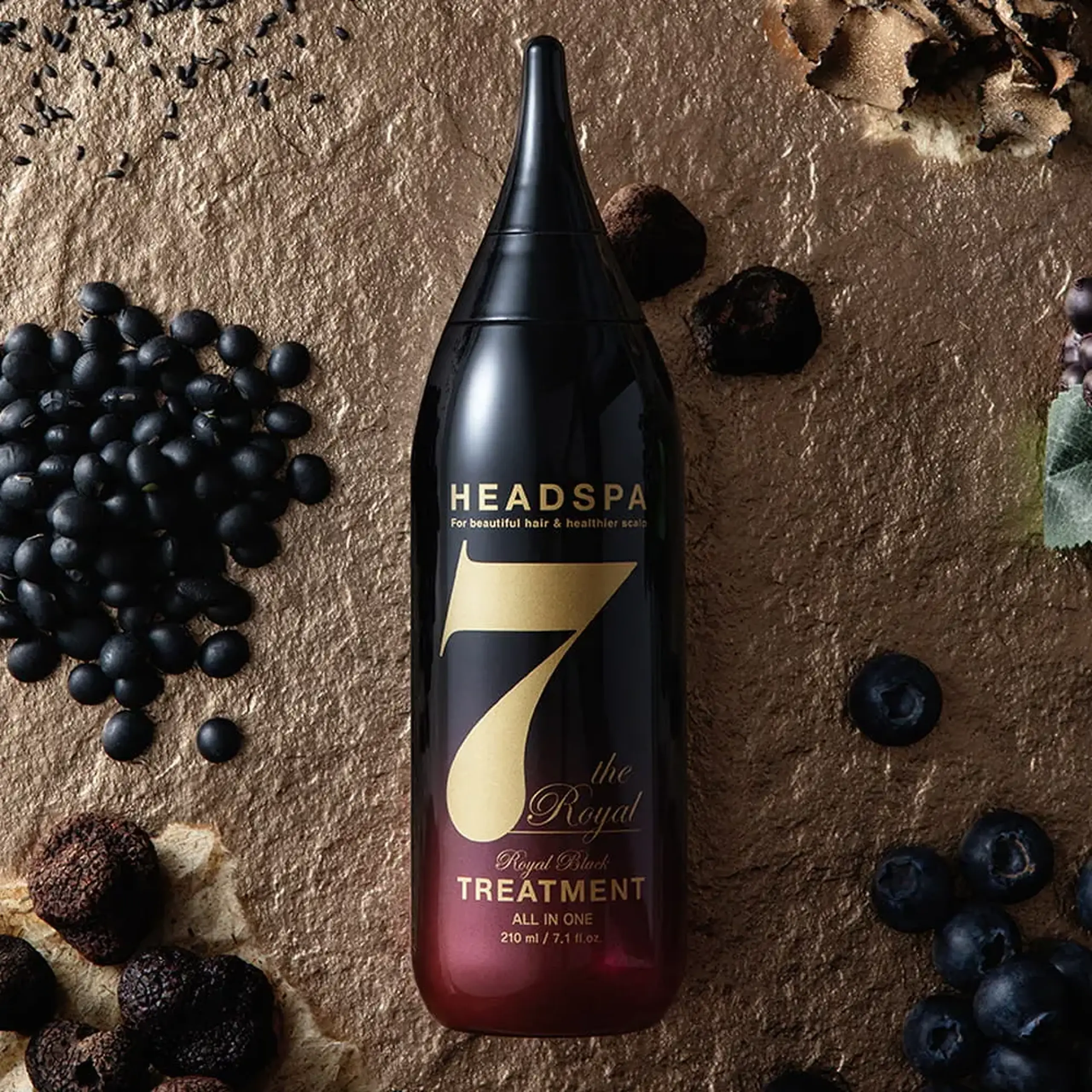 Mască hidratantă HEADSPA7 Treatment Royal Black 210 ml