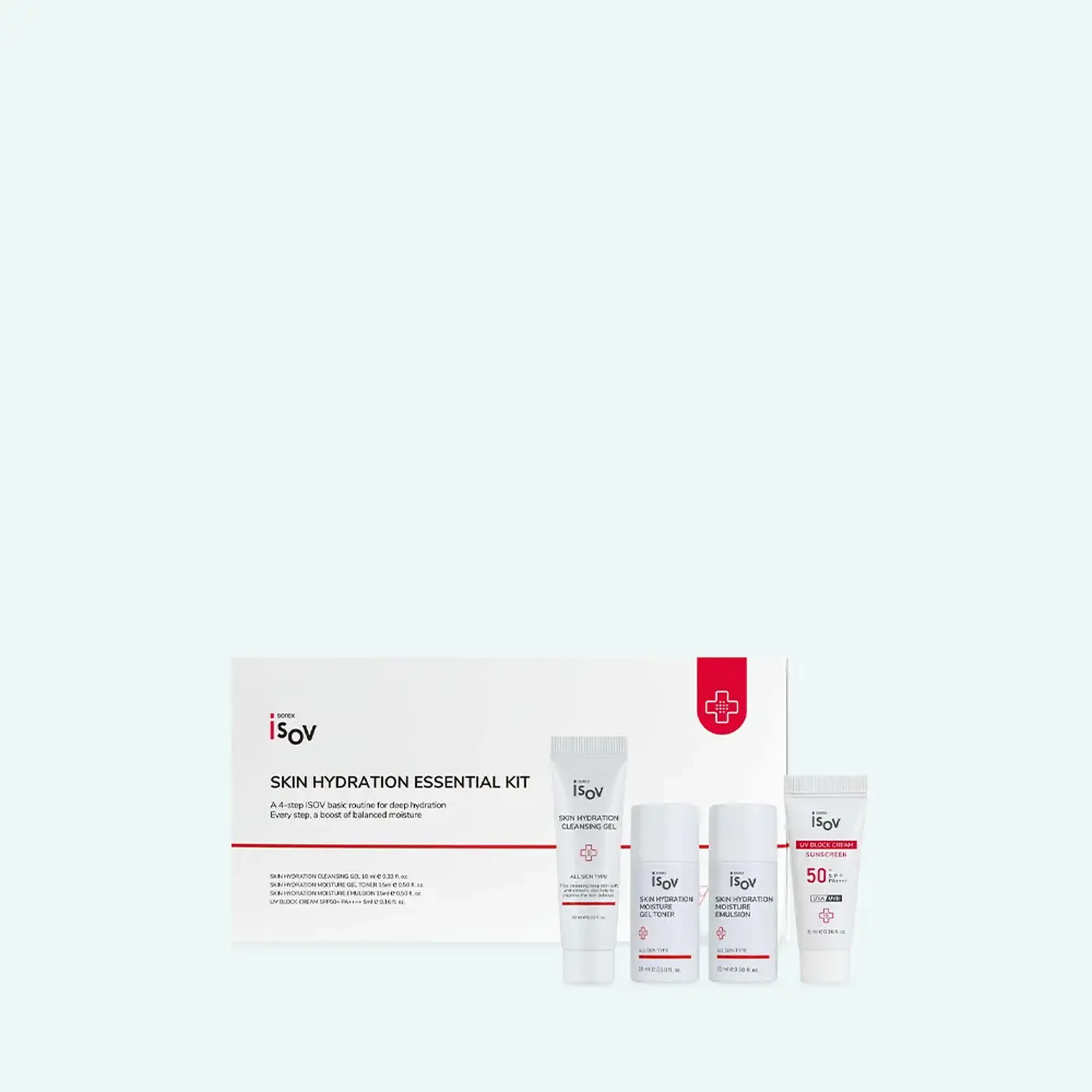 Set de îngrijire travel-size ISOV Skin Hydration Essential Kit