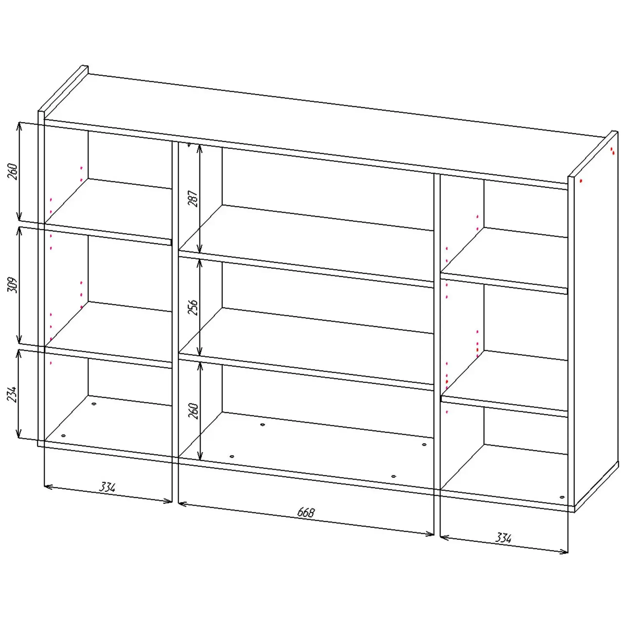 Comoda Nex Home B020, 1400x350x920 mm, PAL, Cashmere/Oak Artisan, NX-00000235