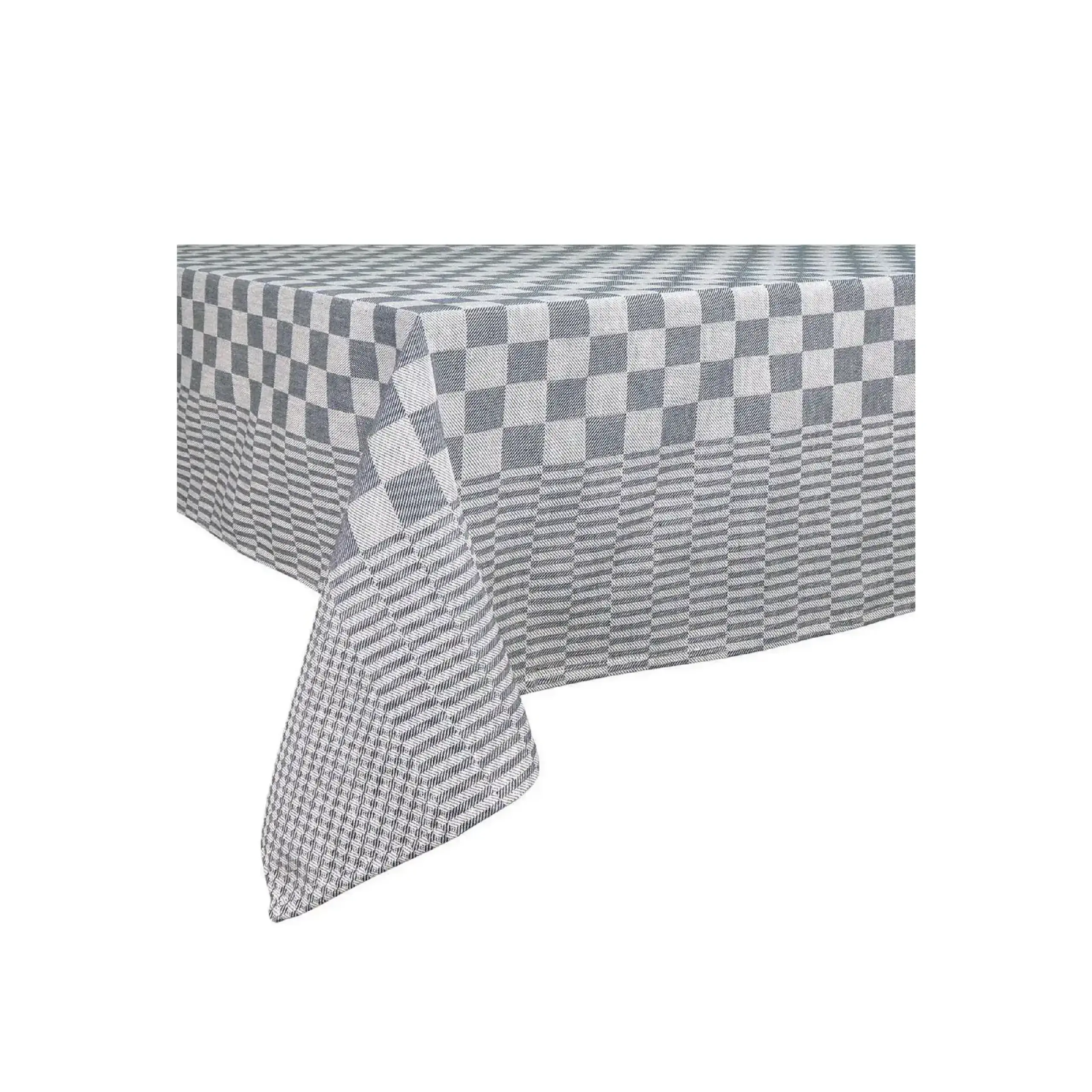 Fata de masa 150x250cm alb - negru