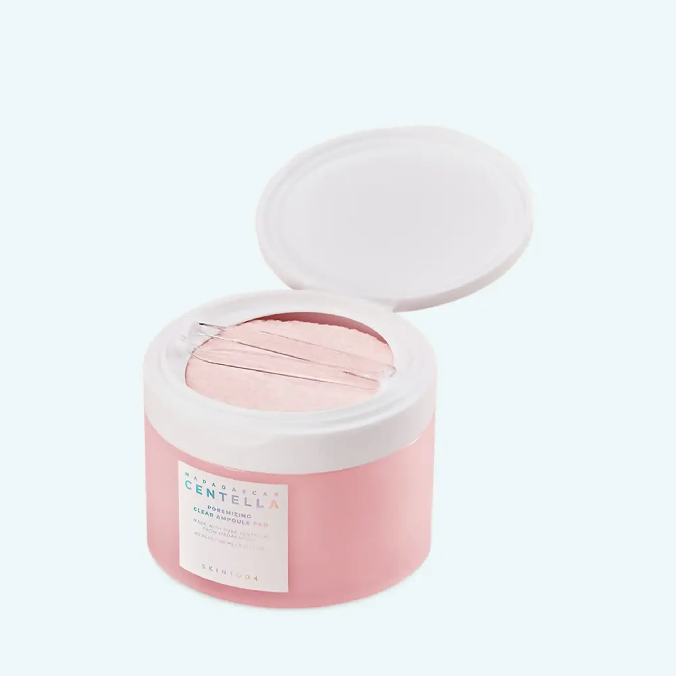 Paduri exfoliante SKIN1004 Madagascar Centella Poremizing Clear Ampoule Pad 60pcs