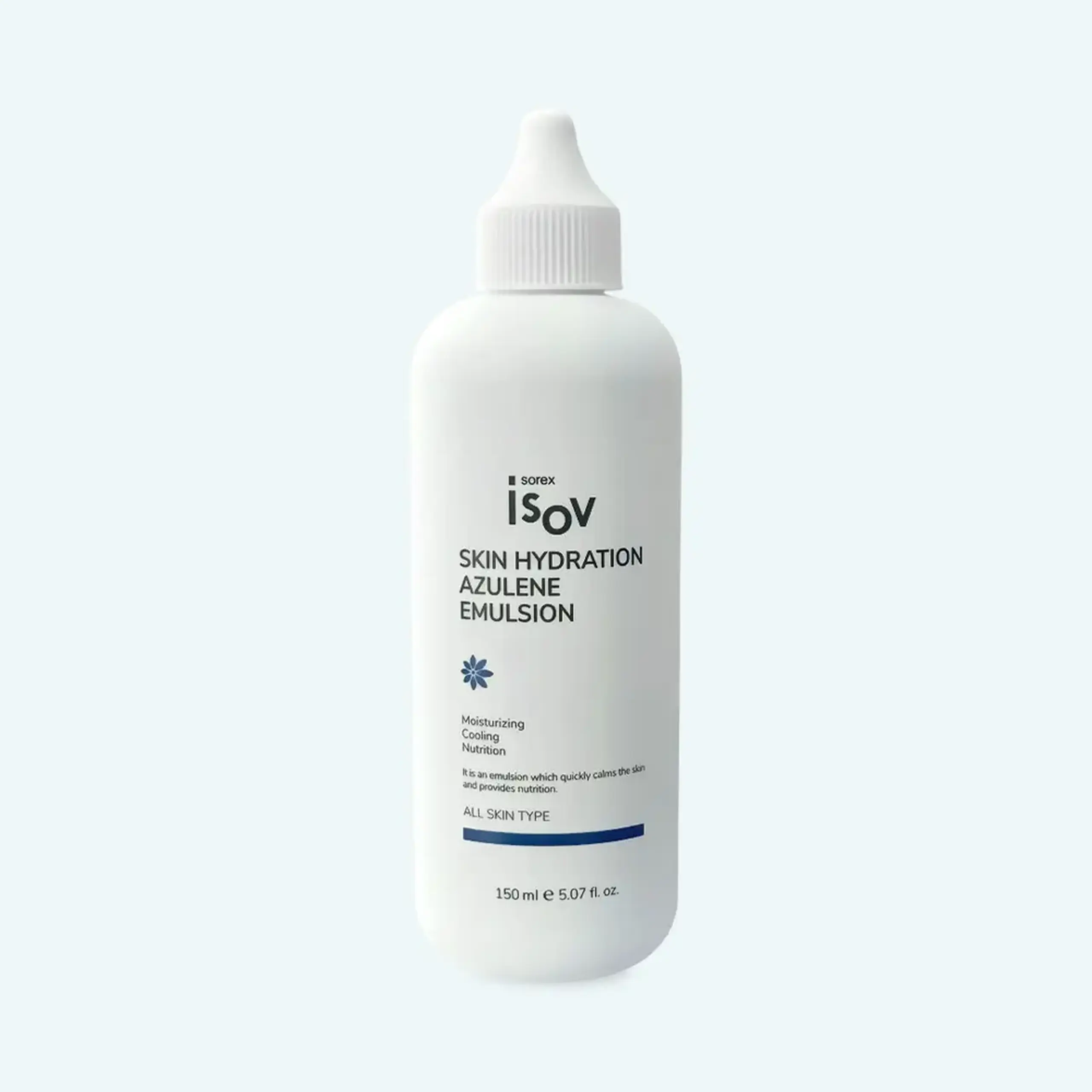 Emulsie hidratantă pentru față cu azulene ISOV Skin Hydration Azulene Emulsion 150ml