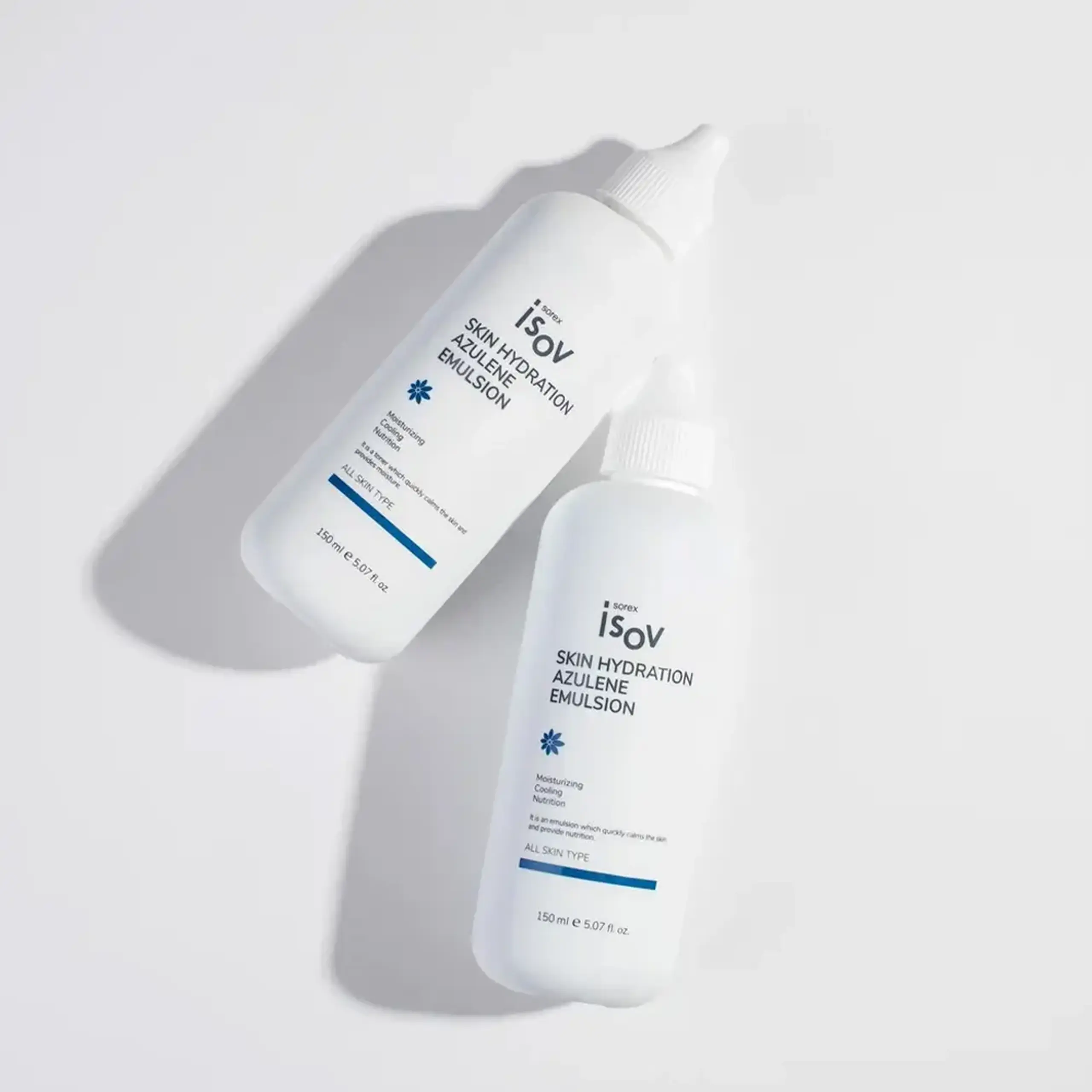 Emulsie hidratantă pentru față cu azulene ISOV Skin Hydration Azulene Emulsion 150ml