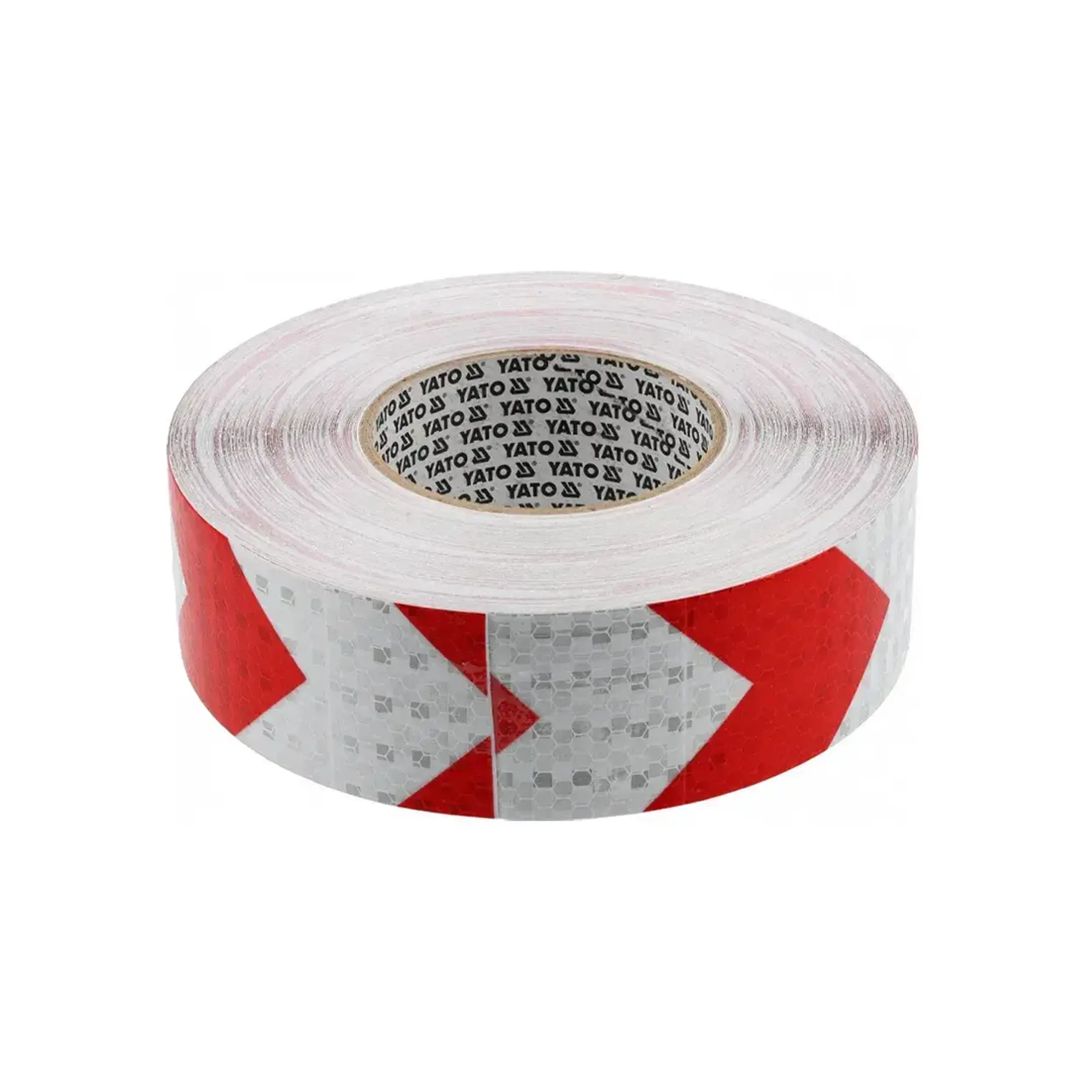 Bandă adezivă reflectorizantă 49 mm x 45.7 m Alb/Roșu Yato