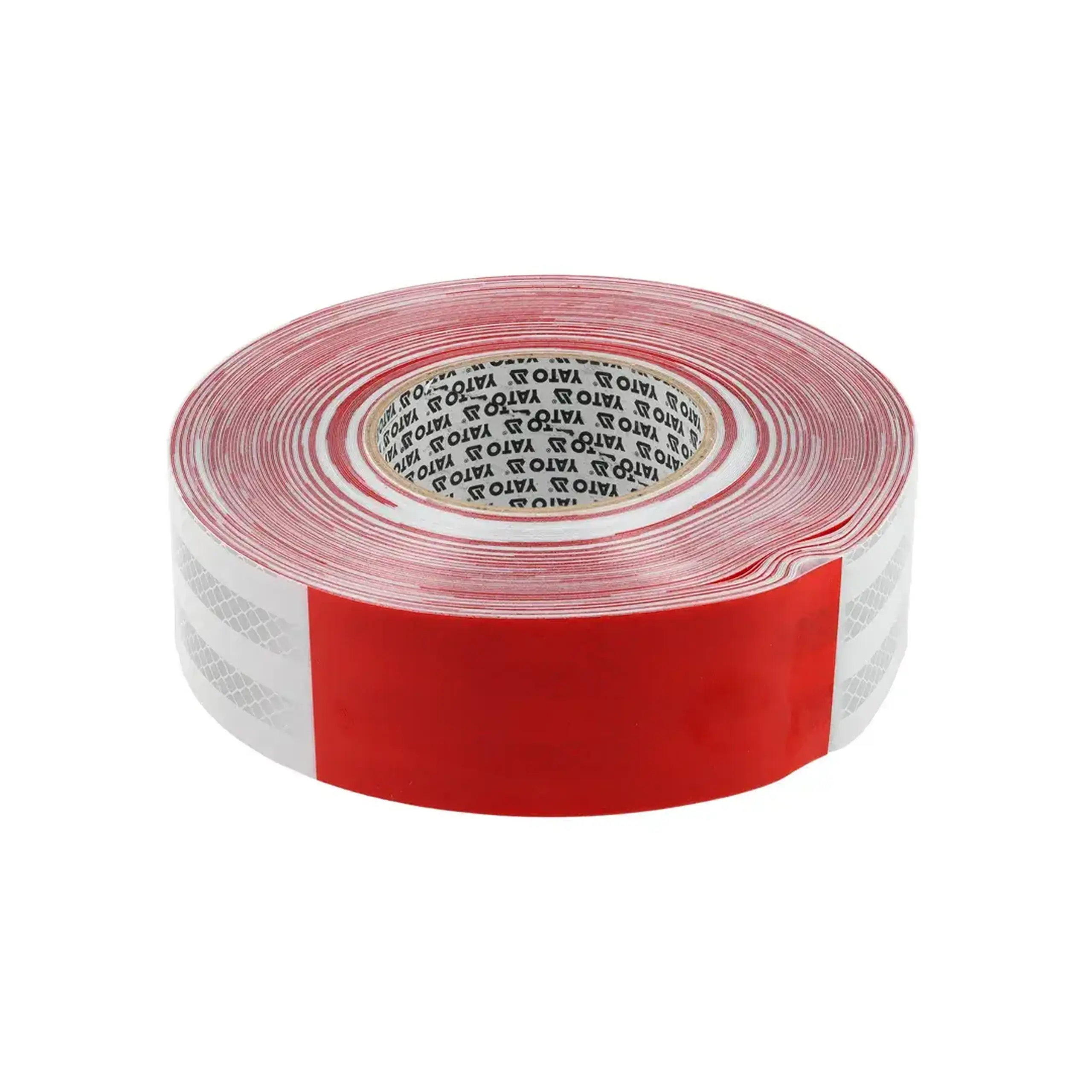 Bandă adezivă reflectorizantă 49 mm x 45.7 m Alb/Roșu Yato