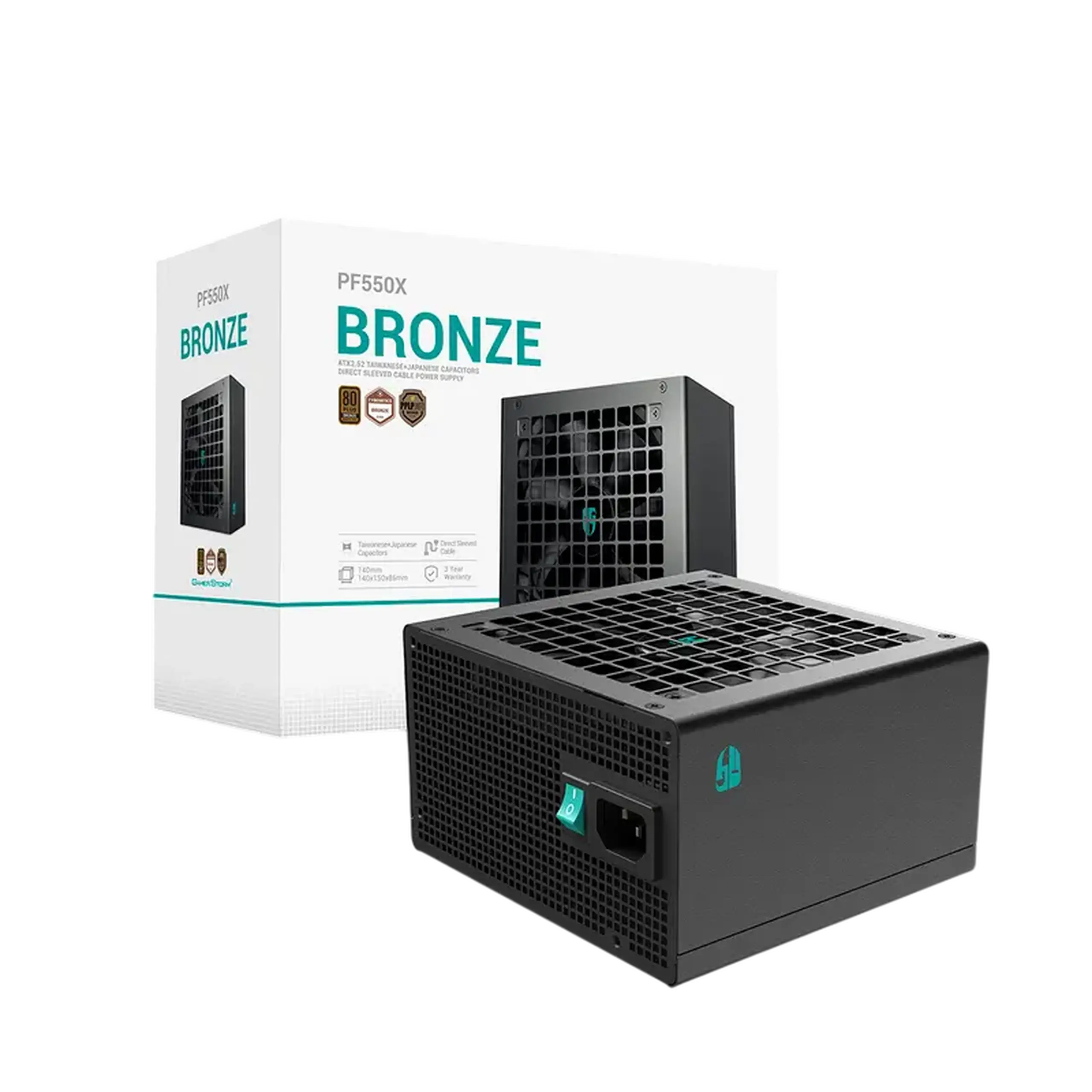 Sursă Alimentare PC Deepcool GamerStorm PF550X, 550W, ATX, Nemodular