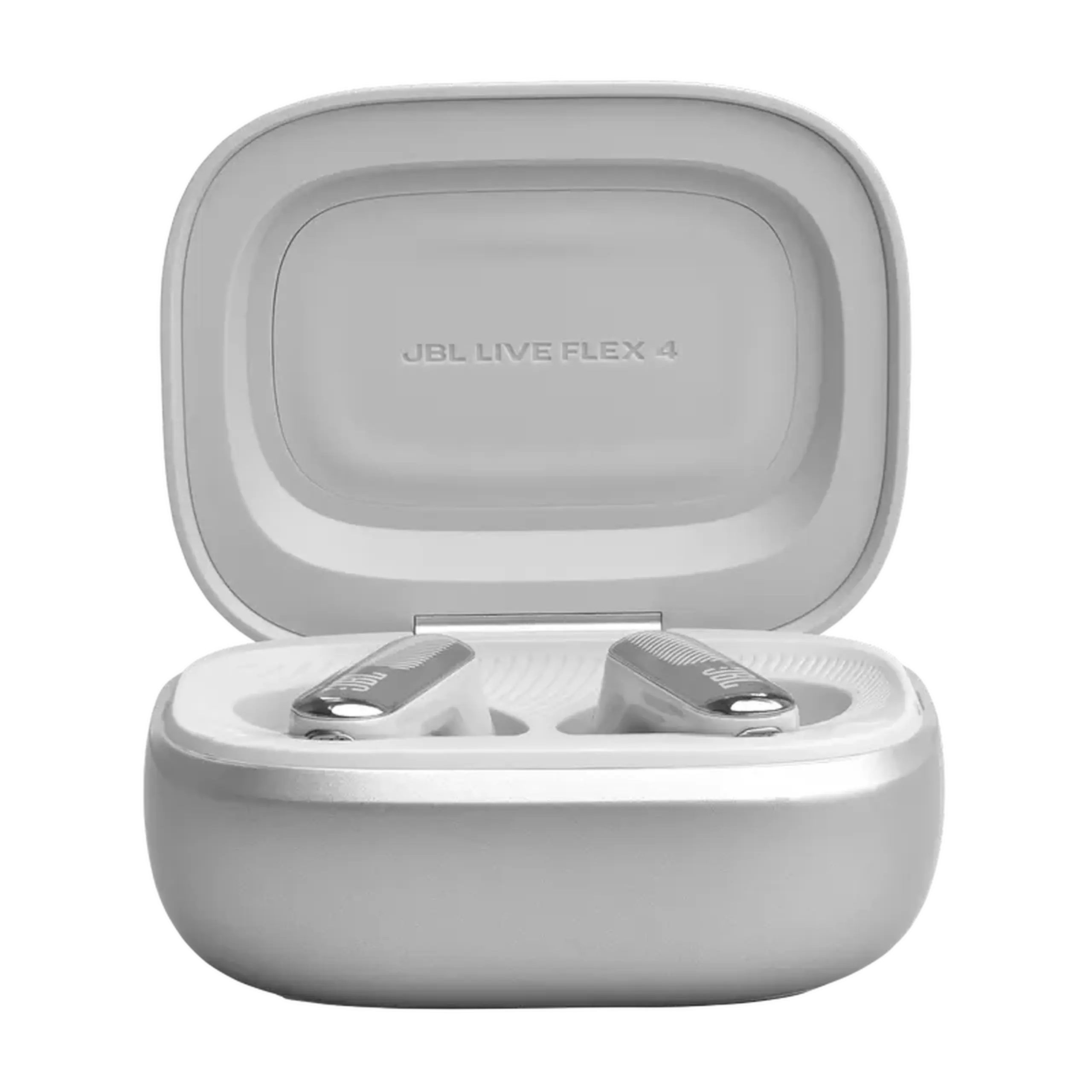 Căști JBL LIVE Flex 4, Argintiu
