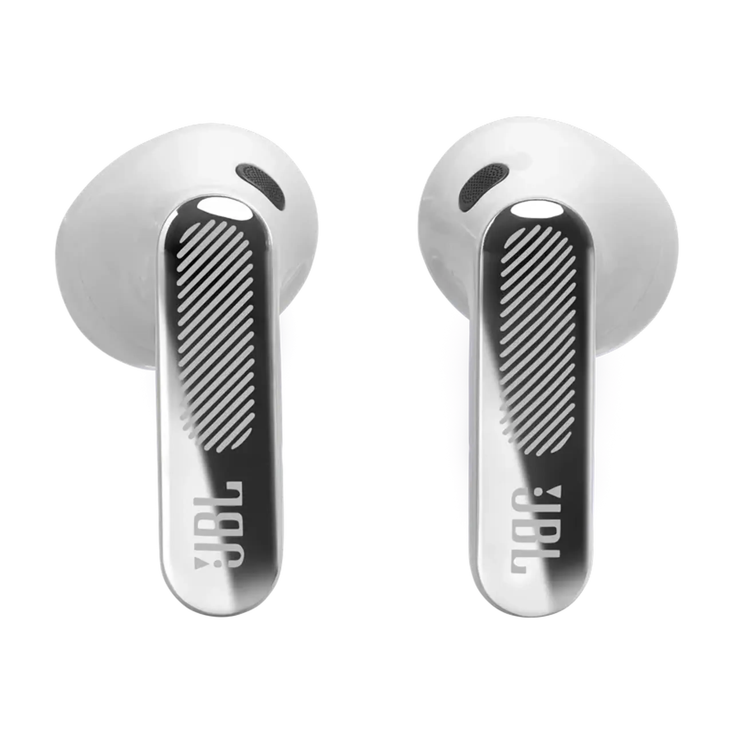 Căști JBL LIVE Flex 4, Argintiu