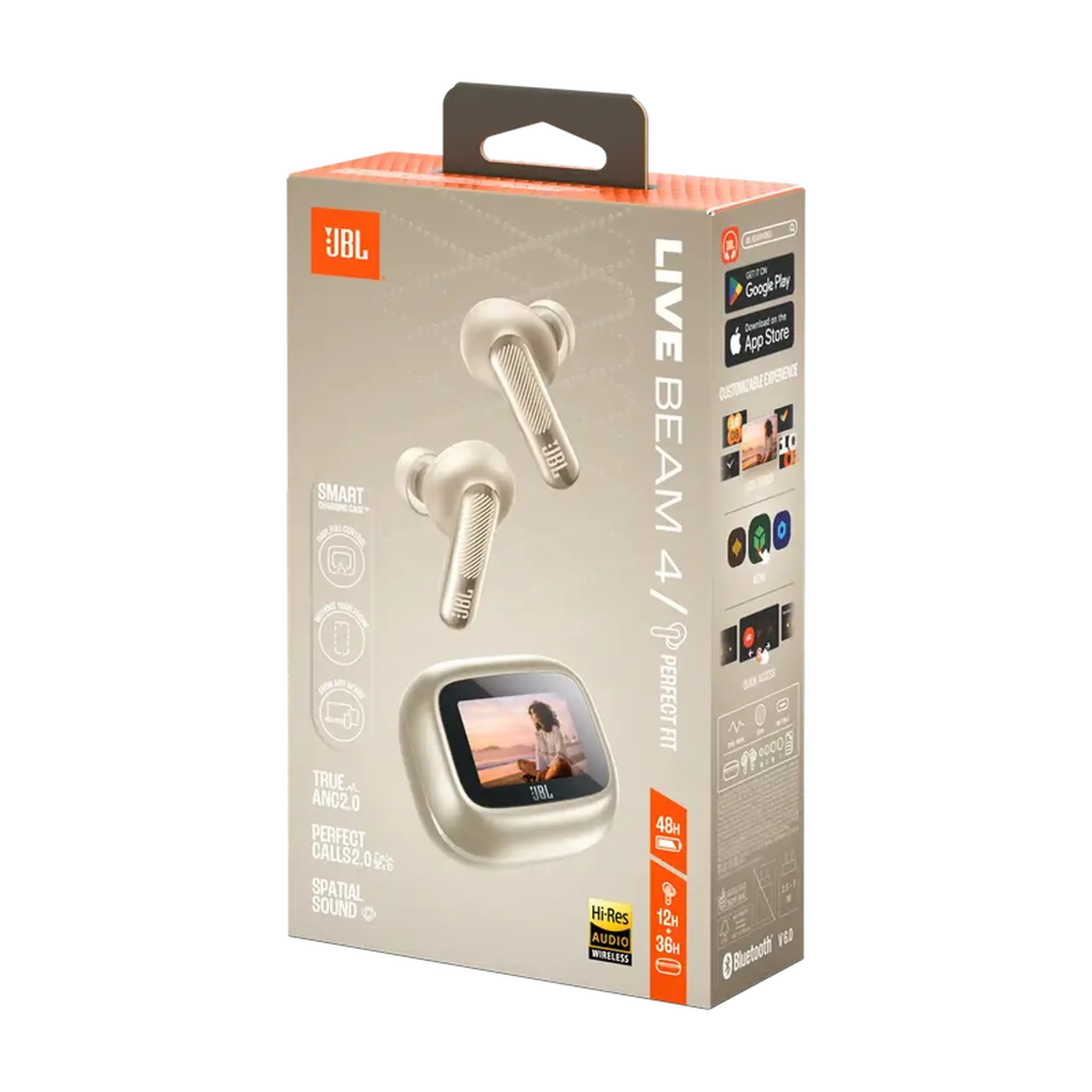 Căști JBL LIVE Beam 4, Sand
