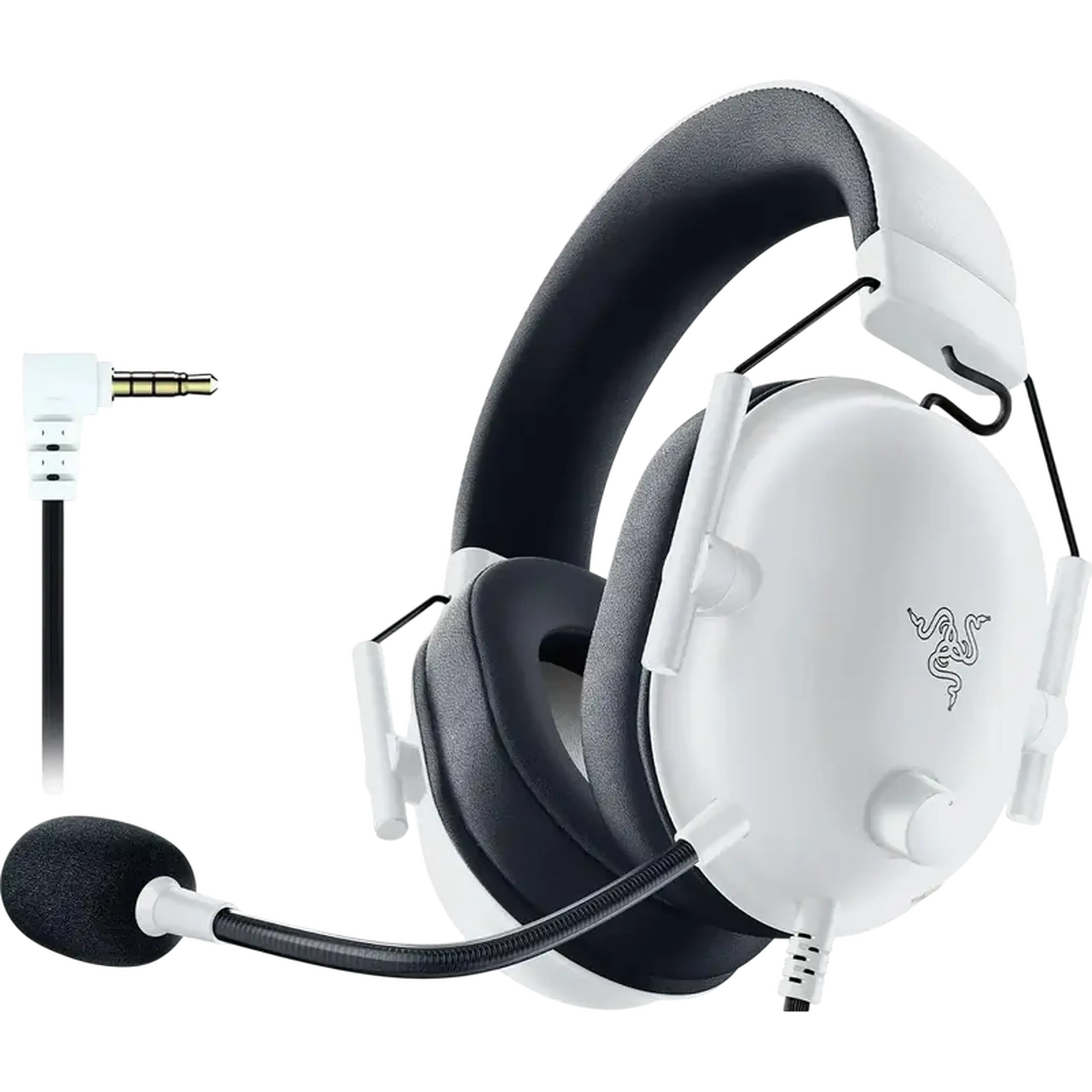 Căști gaming Razer BlackShark V2 X for PlayStation, Cu fir, Alb