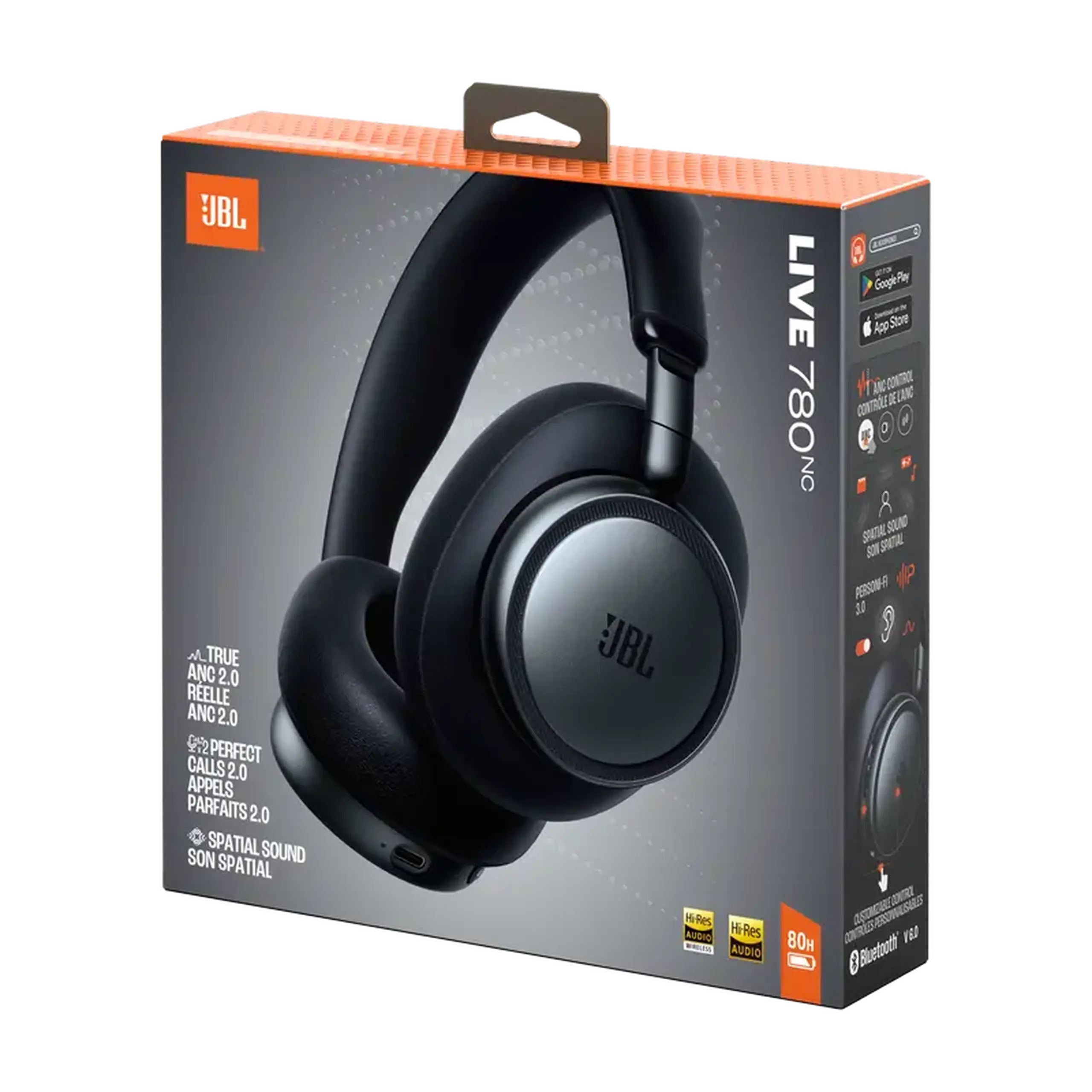 Căști JBL Live 780NC, Negru