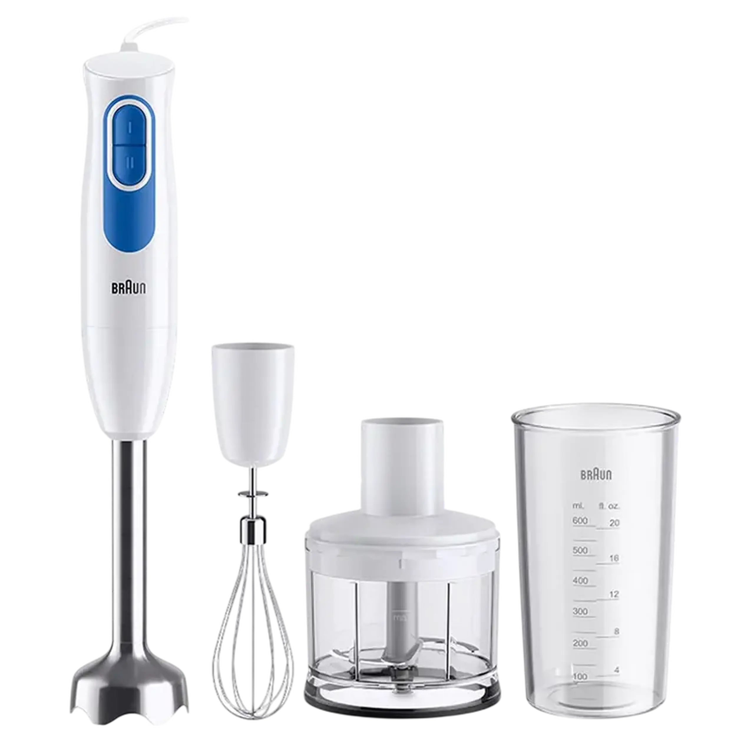 Blender de mână Braun MQ 20236 M WH, Alb