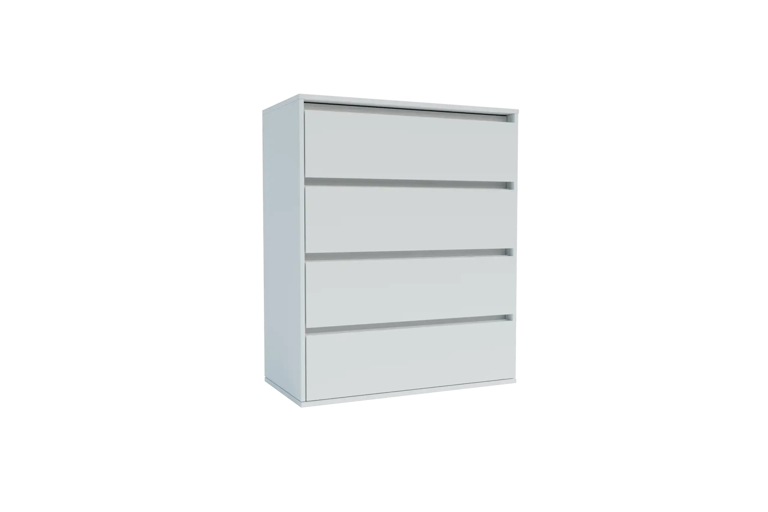 Comoda 4home Ideea K, 80x100x42 cm, 4 sertare, Stejar Artizanal/Gri Grafit
