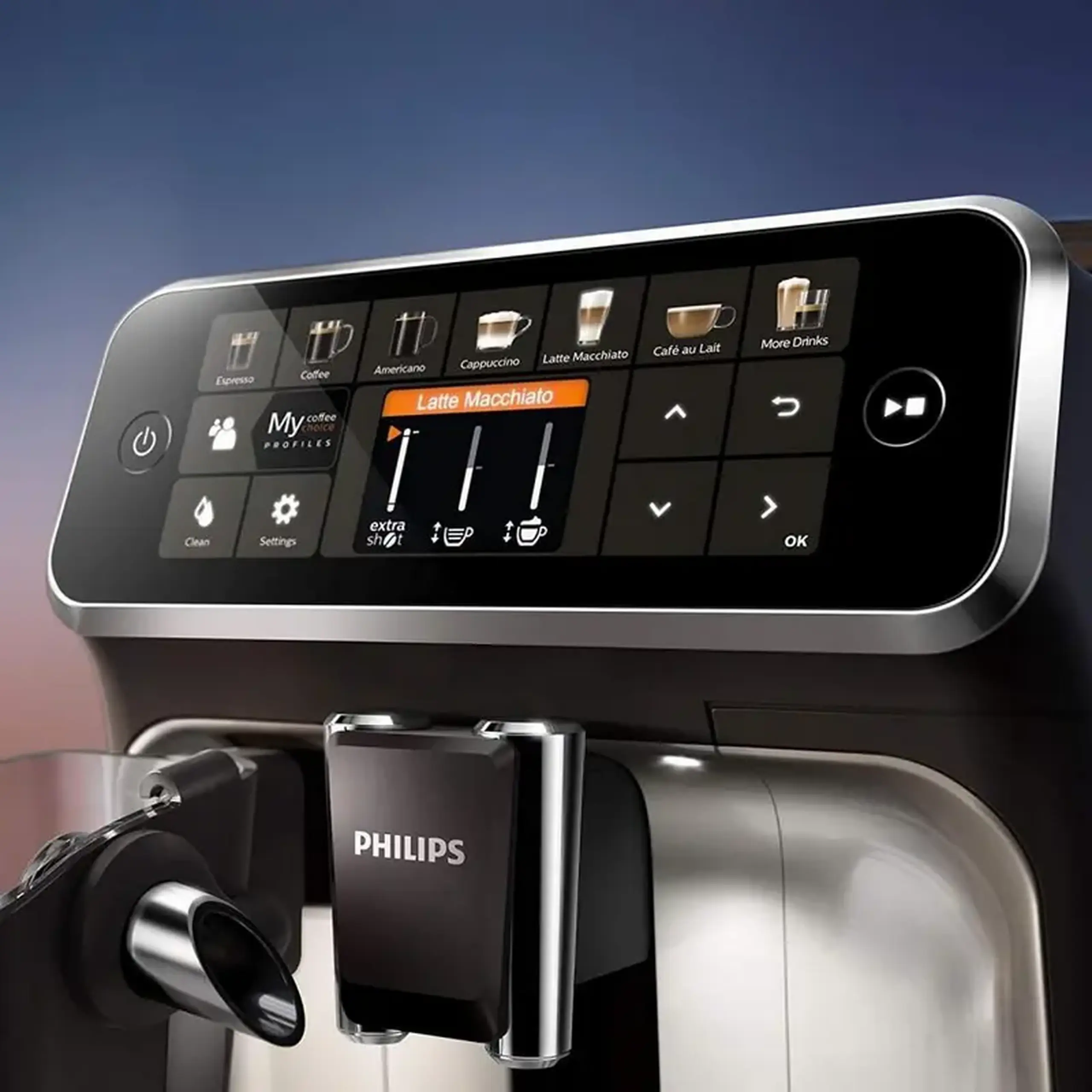 Aparat de cafea Philips EP5447/90, Negru