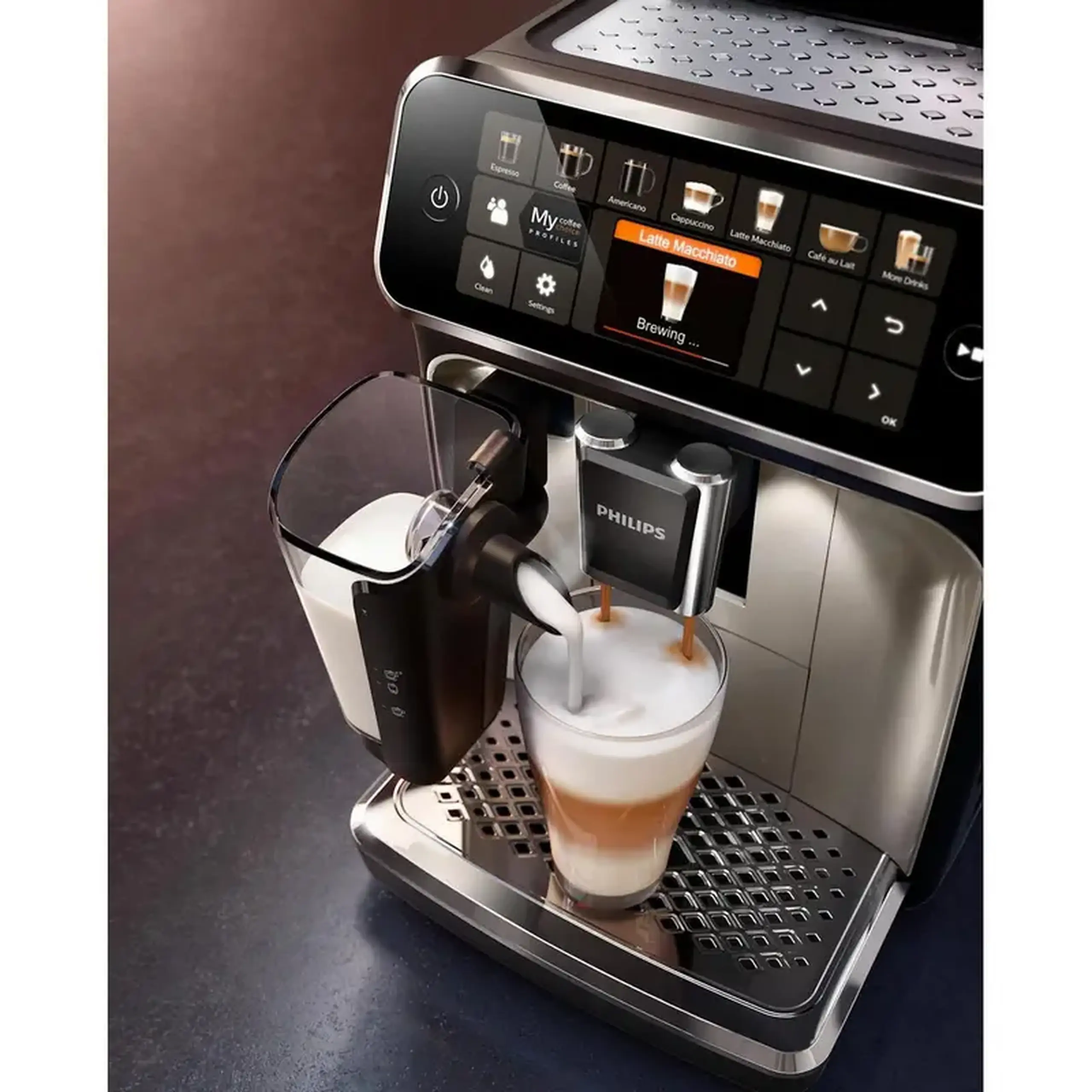 Aparat de cafea Philips EP5447/90, Negru