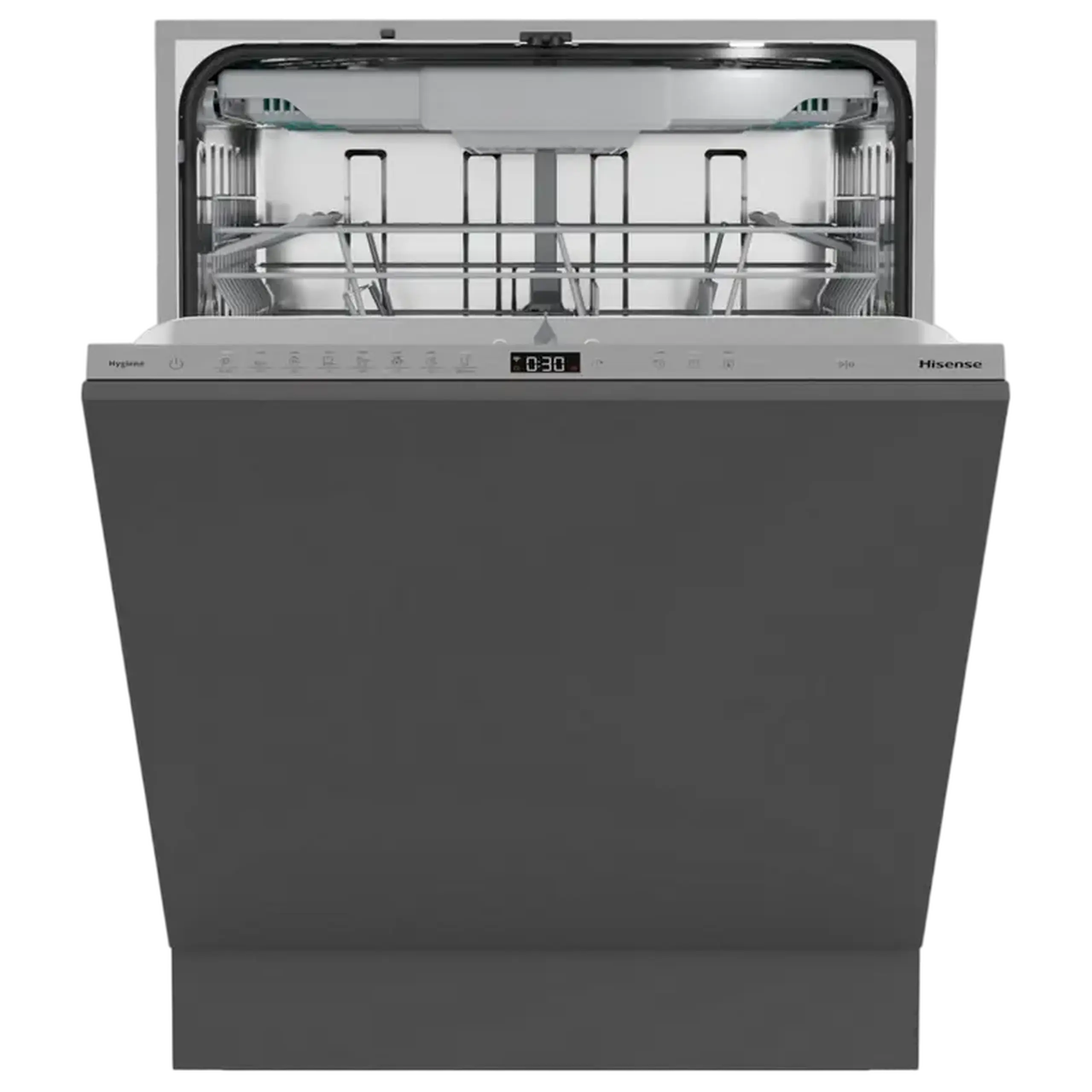 Mașină de spălat vase Hisense HV673D64, Oțel inoxidabil