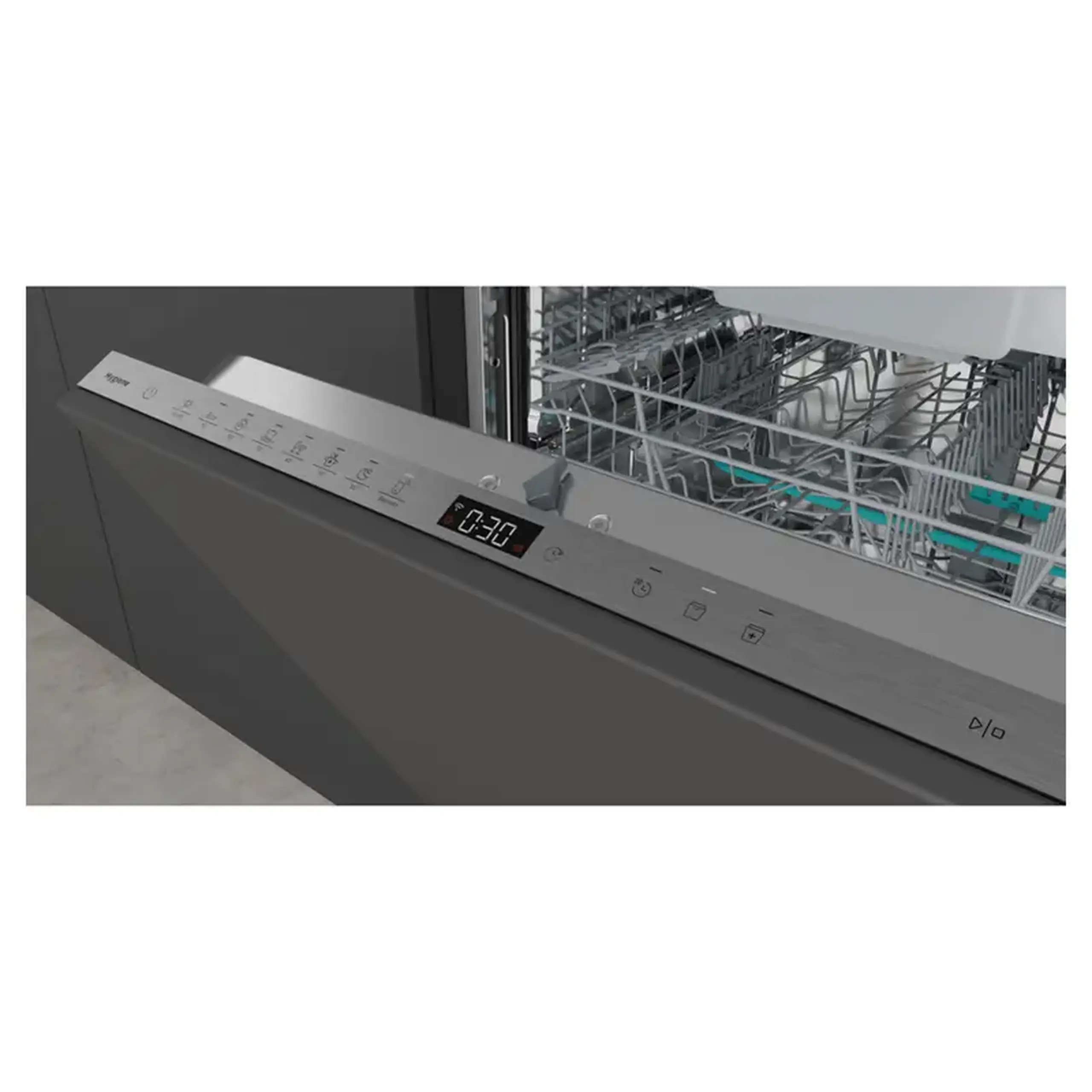 Mașină de spălat vase Hisense HV673D64, Oțel inoxidabil