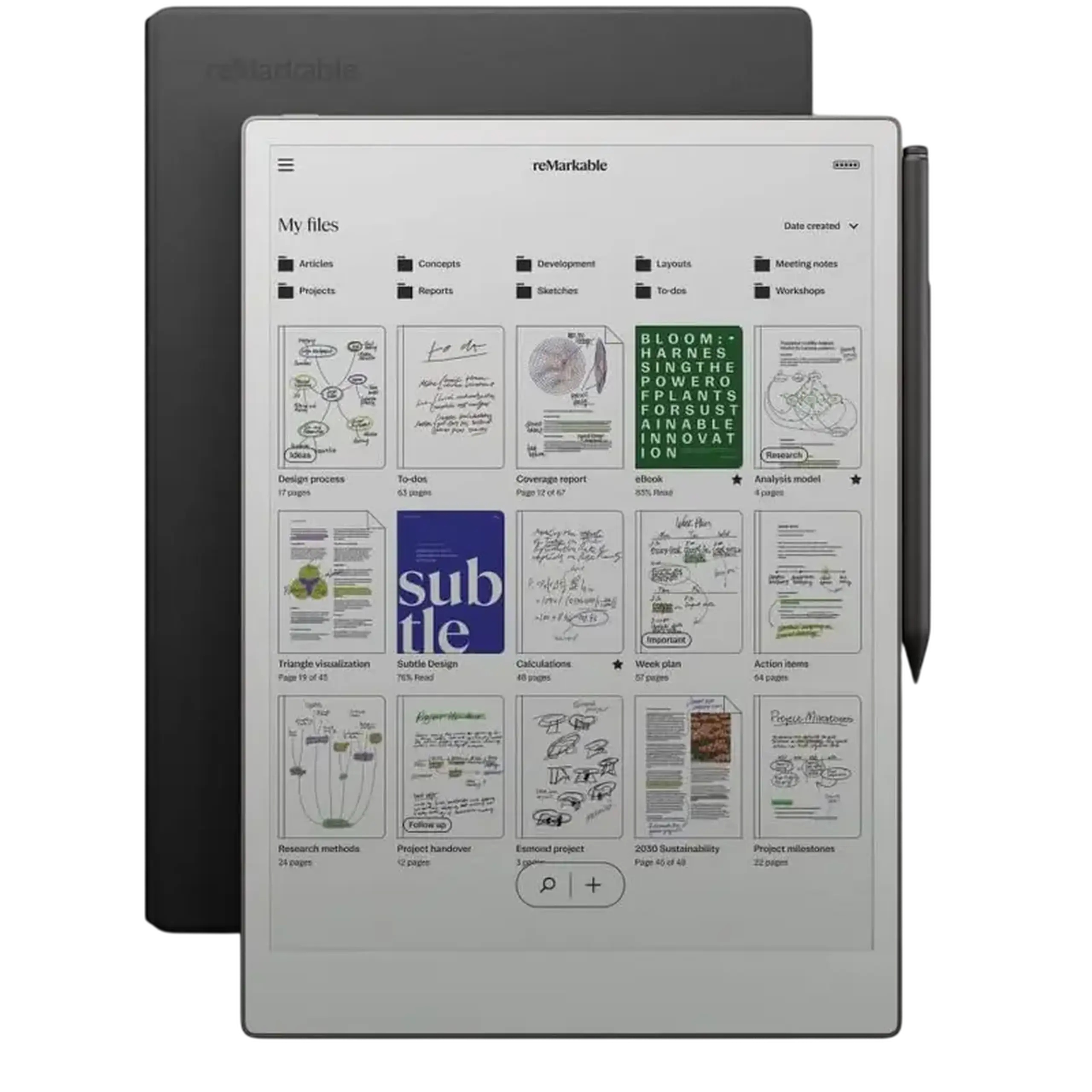 eBook Reader reMarkable Paper Pro - Book Folio Premium, Maro
