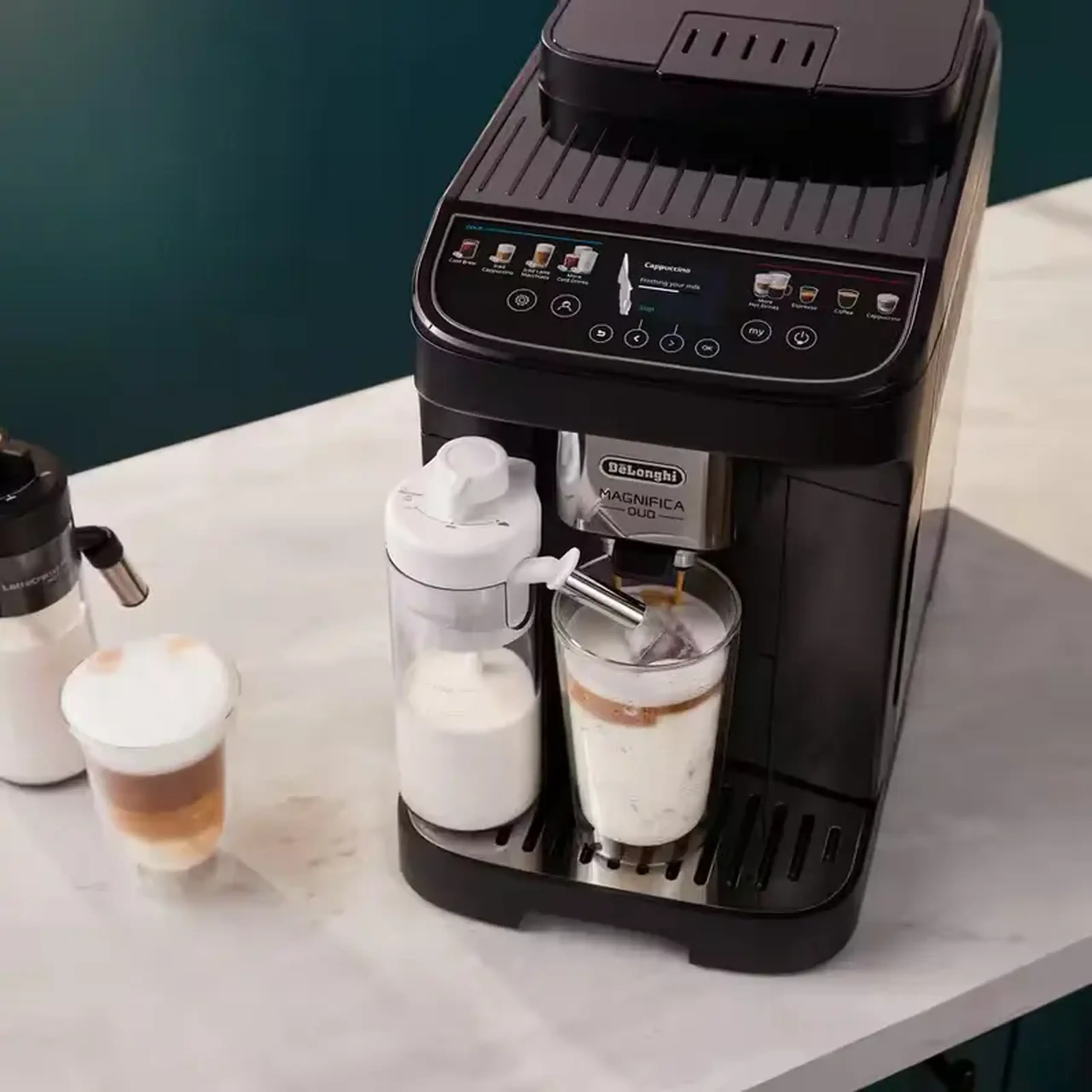 Aparat de cafea DeLonghi Magnifica Duo ECAM330.80.BXB, Negru