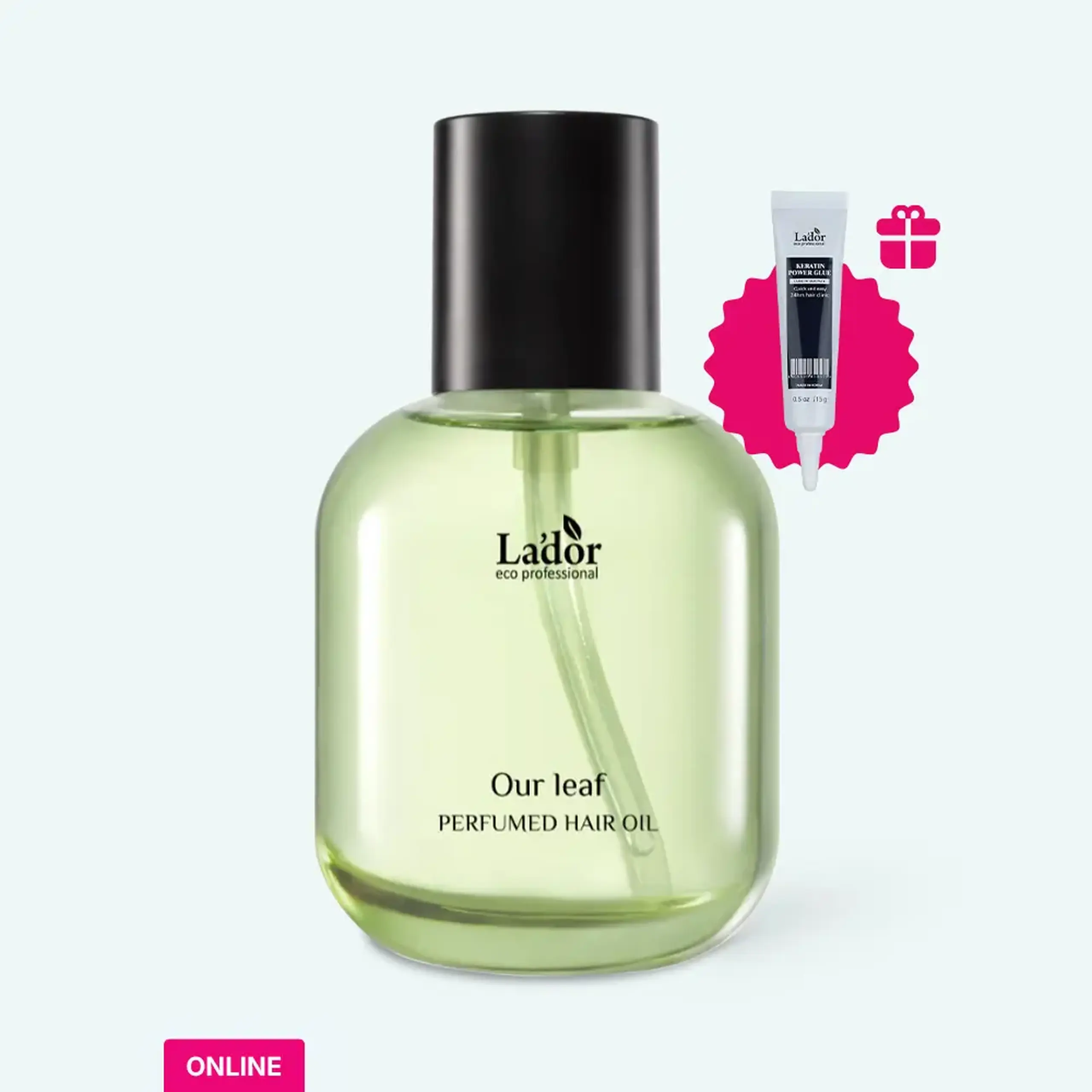 Uleiul parfumat pentru păr Lador Perfumed Hair Oil Our Leaf 80ml