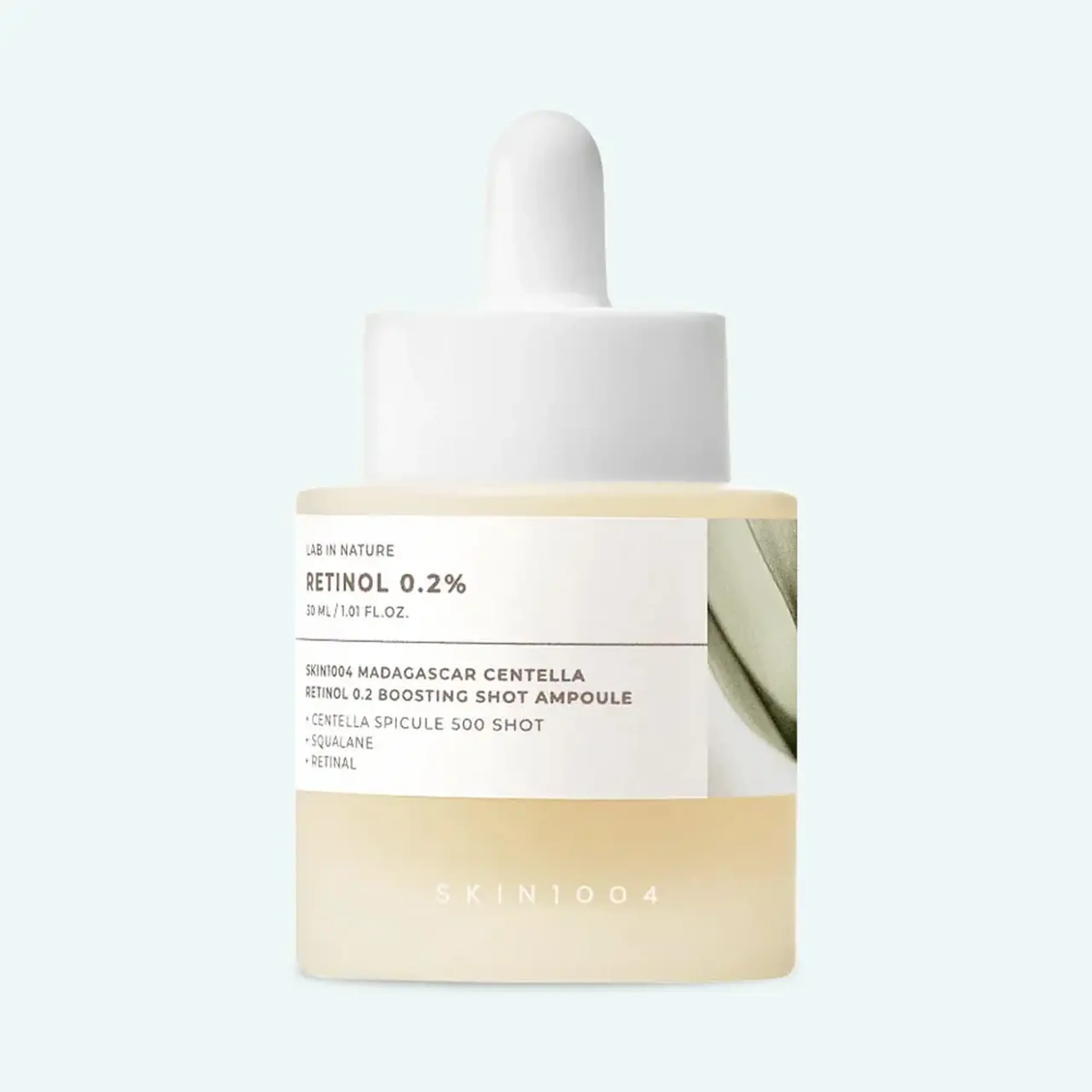 Ampulă cu Retinol și microspicule pentru fermitate SKIN1004 Madagascar Centella Retinol 0.2 Boosting Shot Ampoule 30ml
