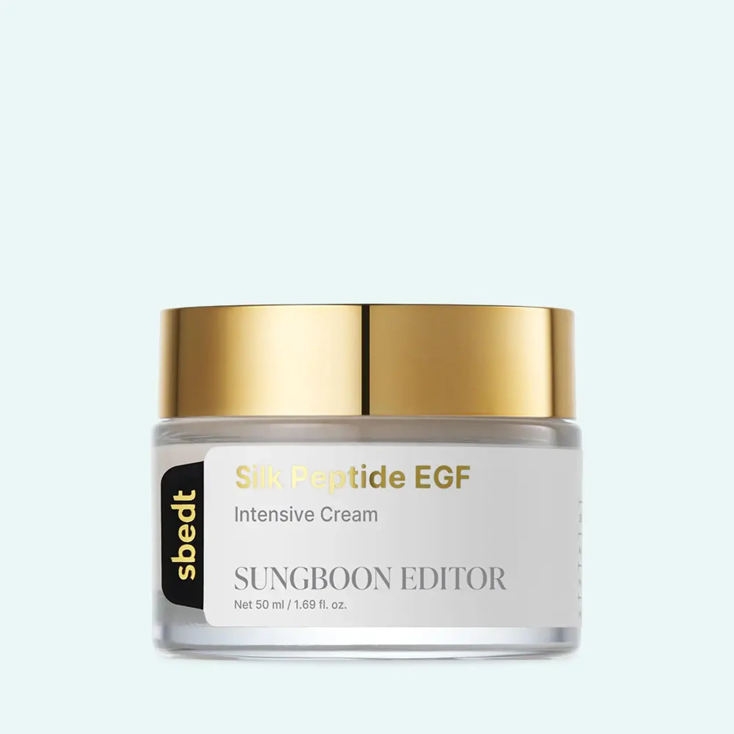 Cremă anti-age cu peptide din mătase Sungboon Editor Silk Peptide EGF Intensive Cream 50 ml