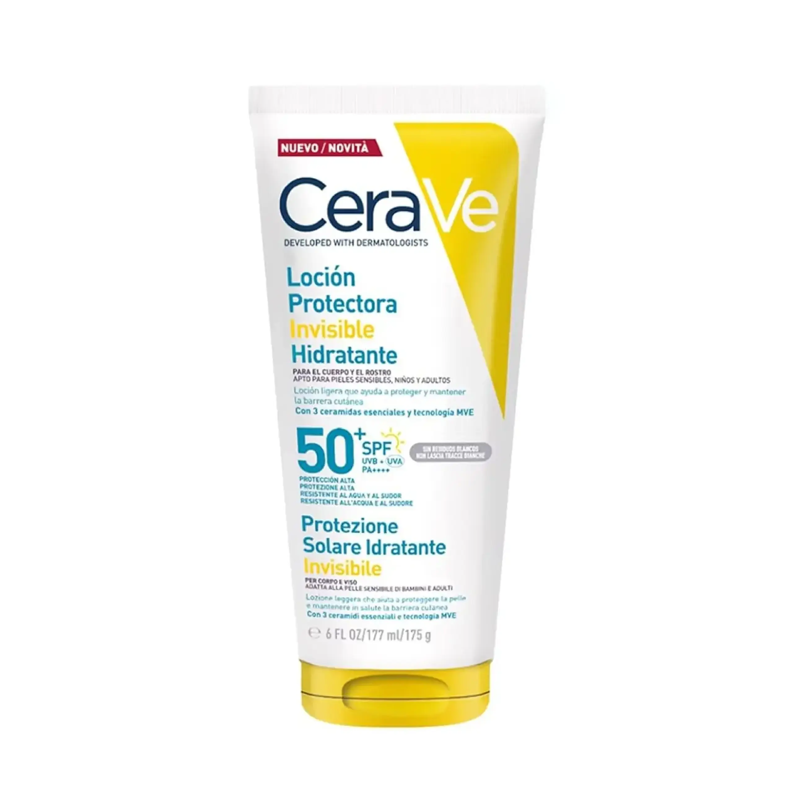 CeraVe, Invisible Hydrating Lotion SPF50 +, 177 ml
