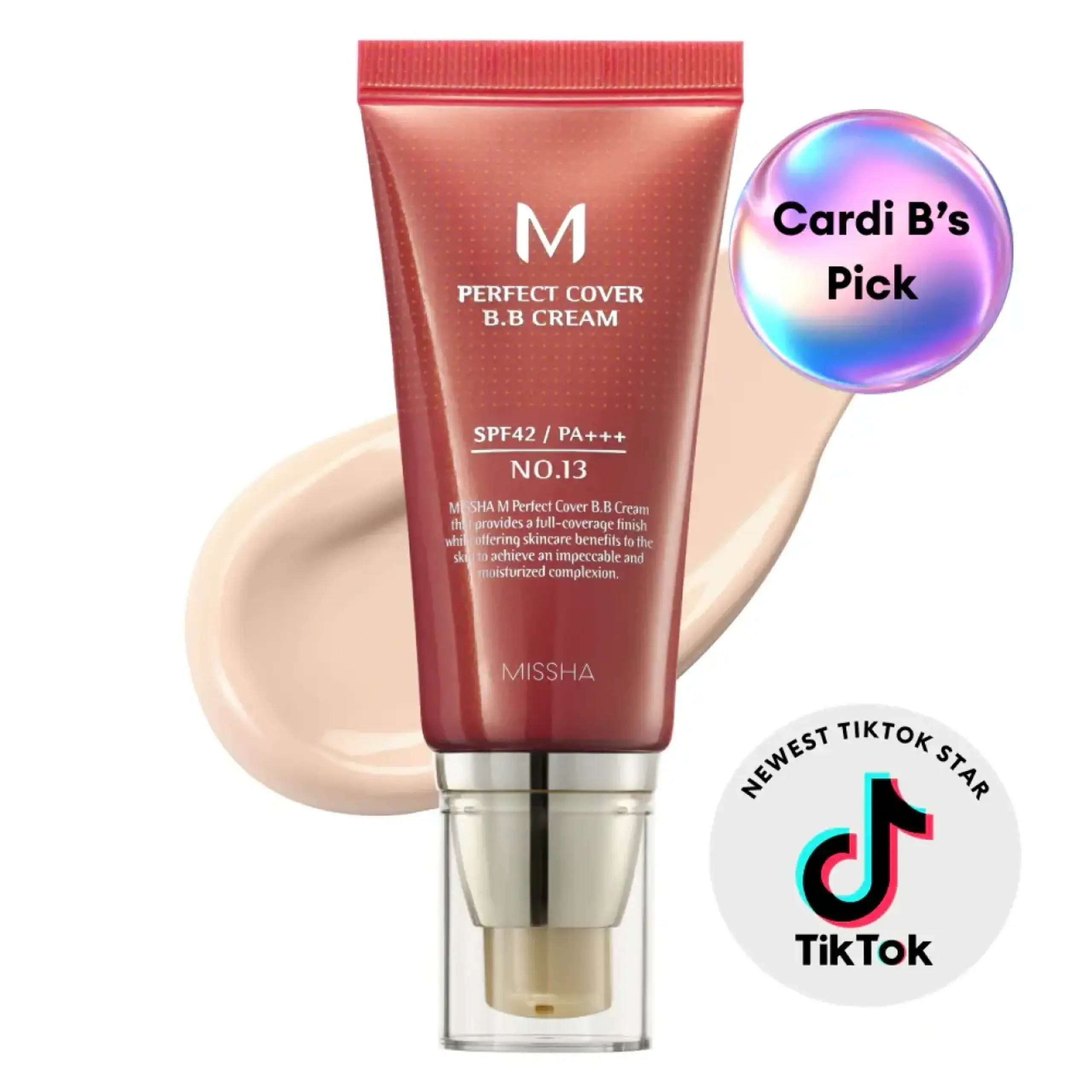 Missha, M Perfect Cover EX BB Cream SPF42 PA+++, № 13, 50 ml