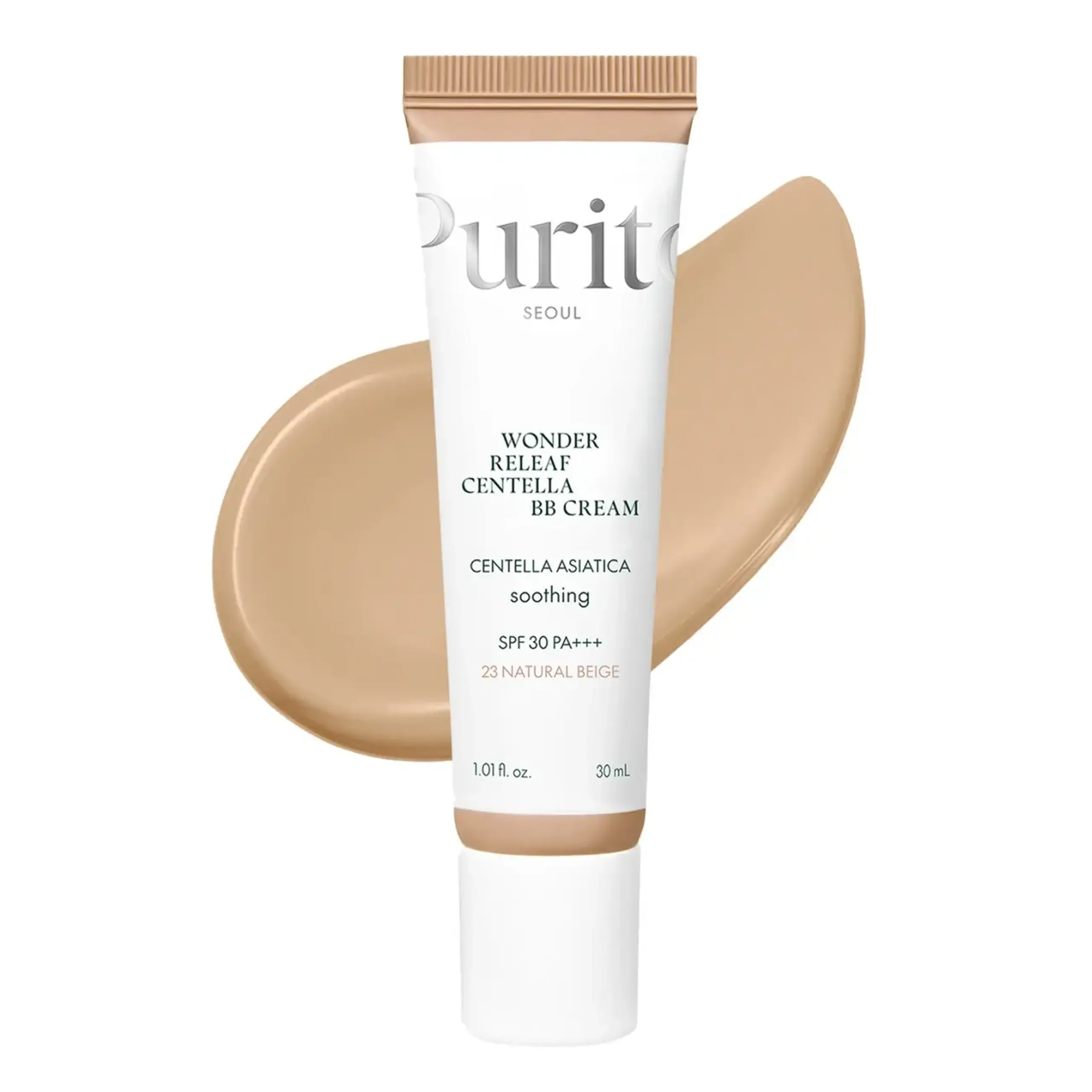 Purito, Wonder Releaf Centella BB Cream #23 Natural Beige, 30ml