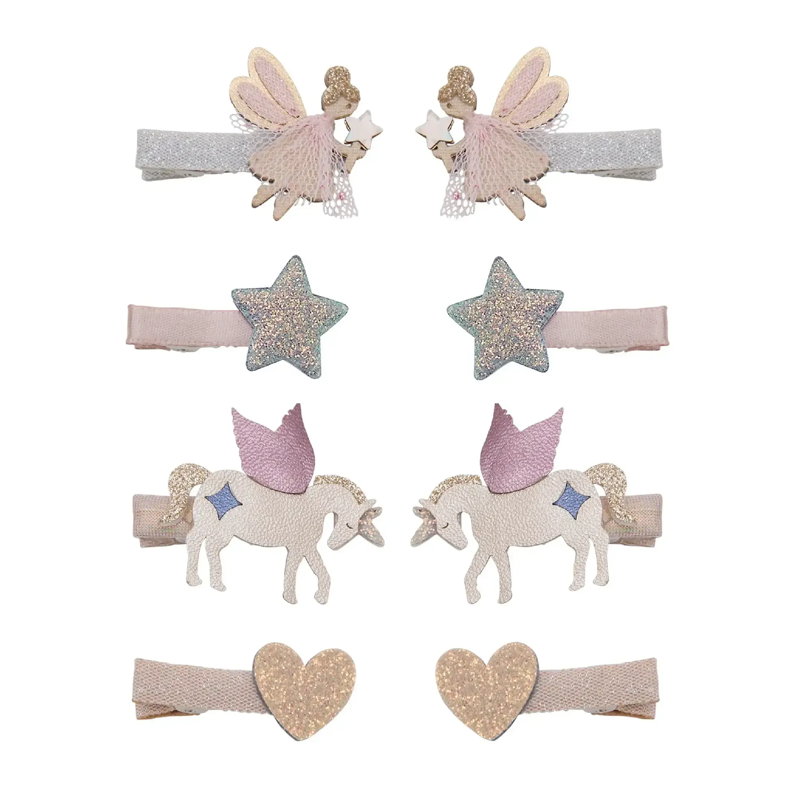Set de 8 agrafe de păr Dreamy Fairy — Mimi & Lula