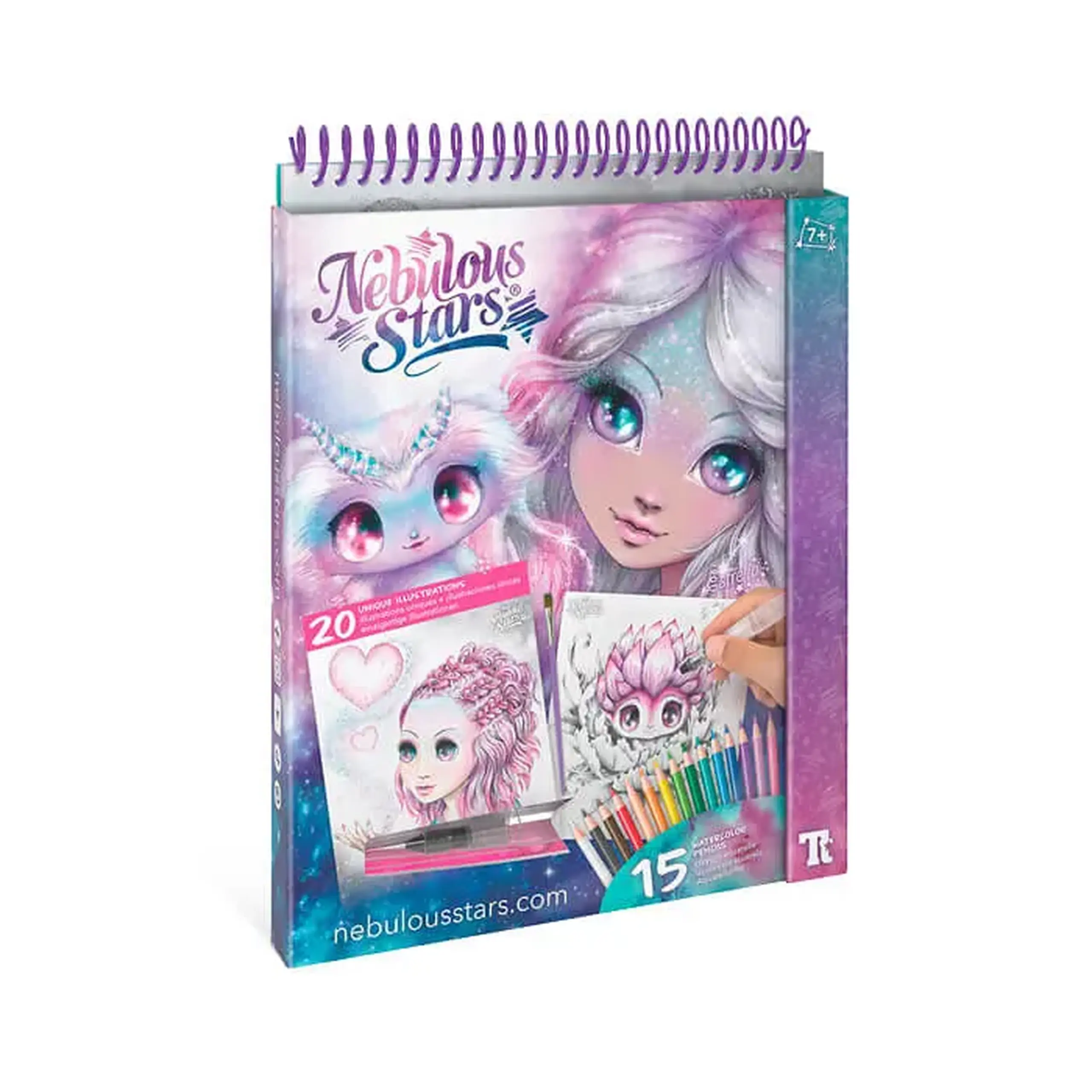 Sketchbook de colorat Nebulous Stars 11133