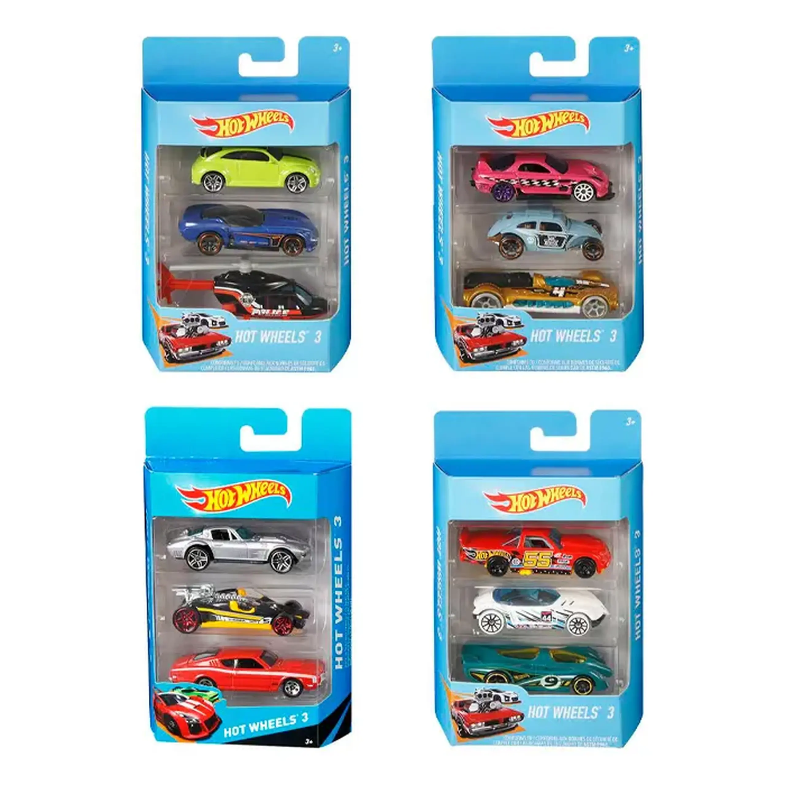 Set de 3 masinute HW K5904