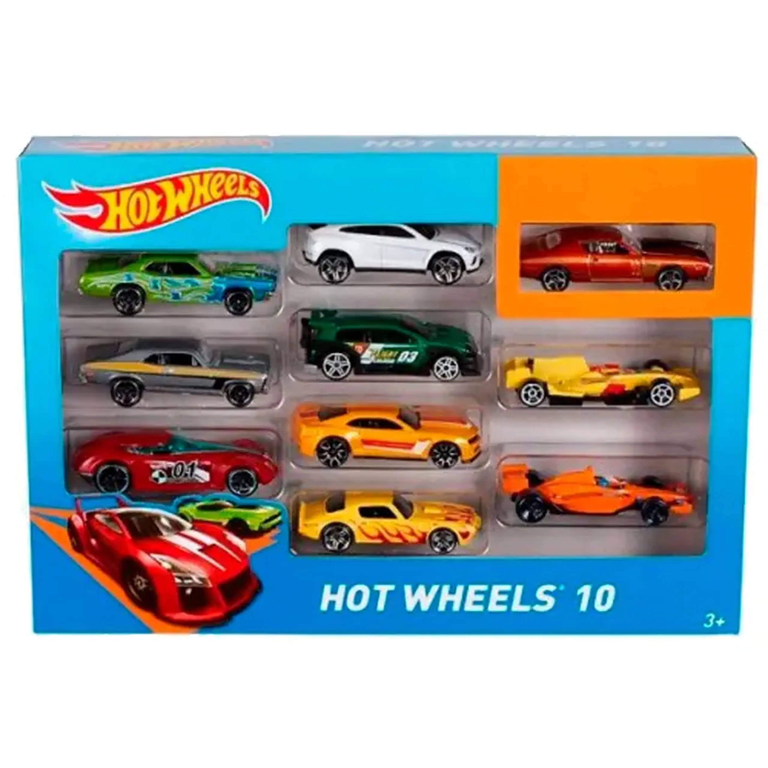 Set de 10 masinute HW 54886