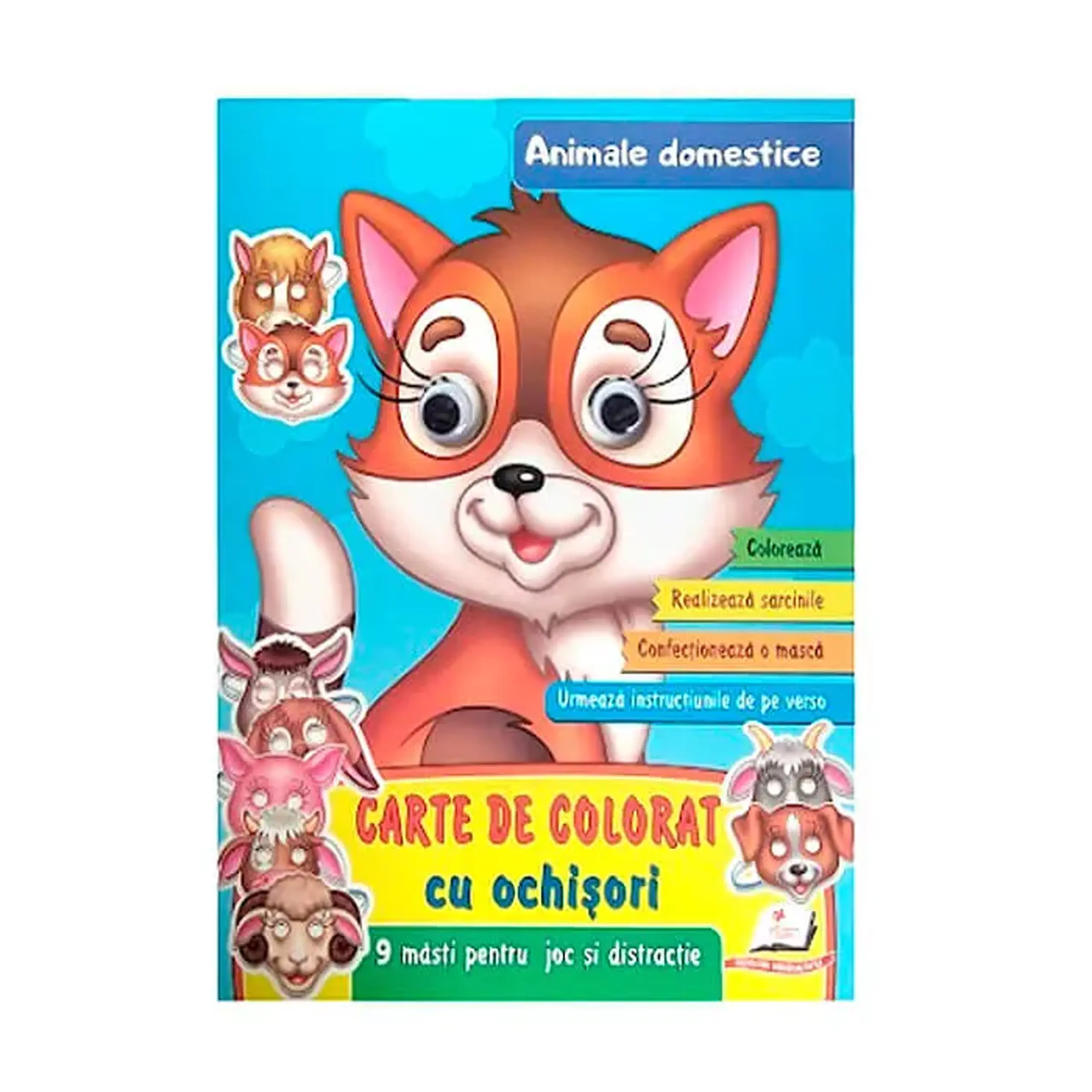 Carte de color. ochi. Animale domestice 6