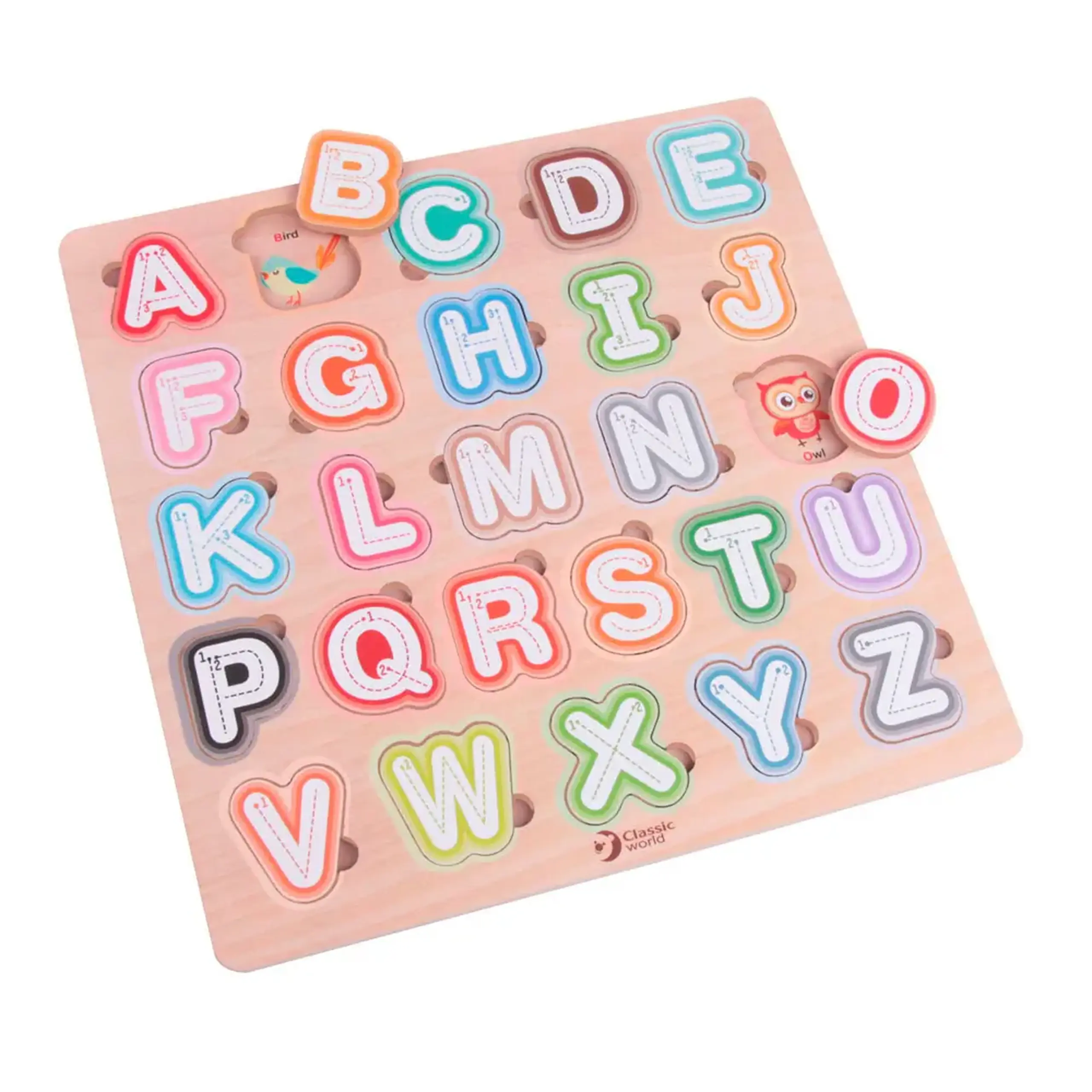 Puzzle din lemn "Alfabet" 54426