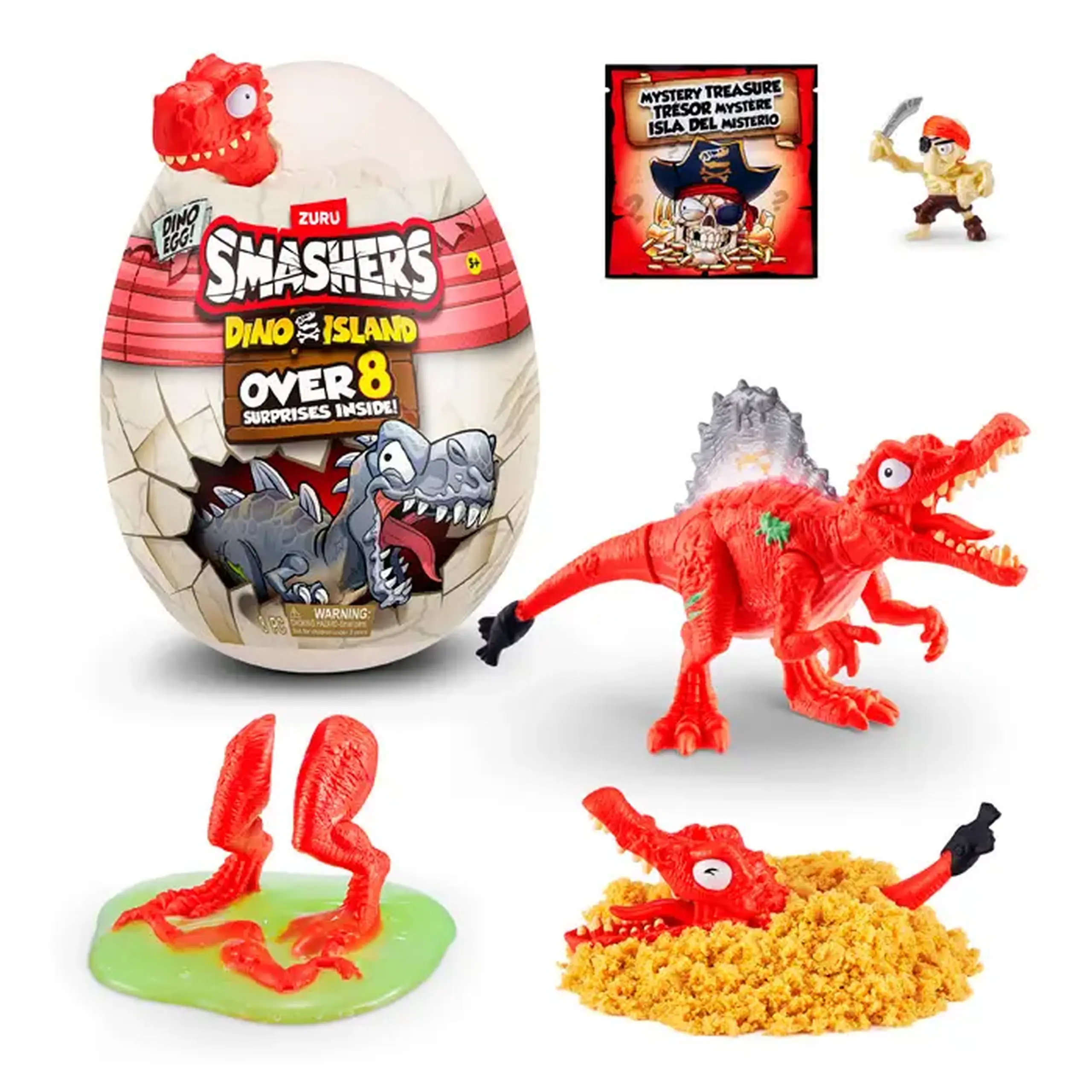 Ou-surpriza "Smashers" Dino Island "medium" 7486SQ1