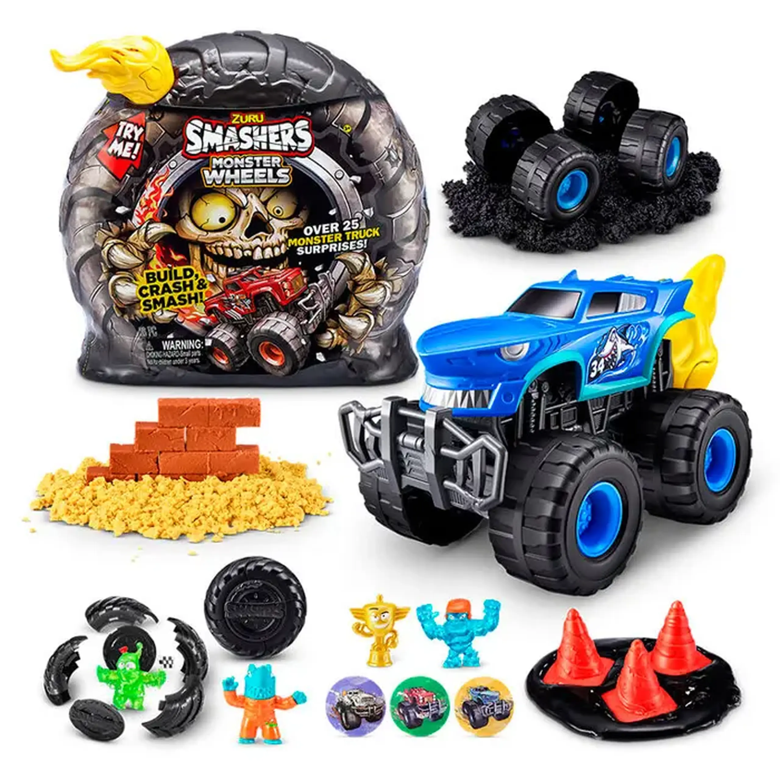 Roata cu surpriza Smashers "Monster Trucks" 74103