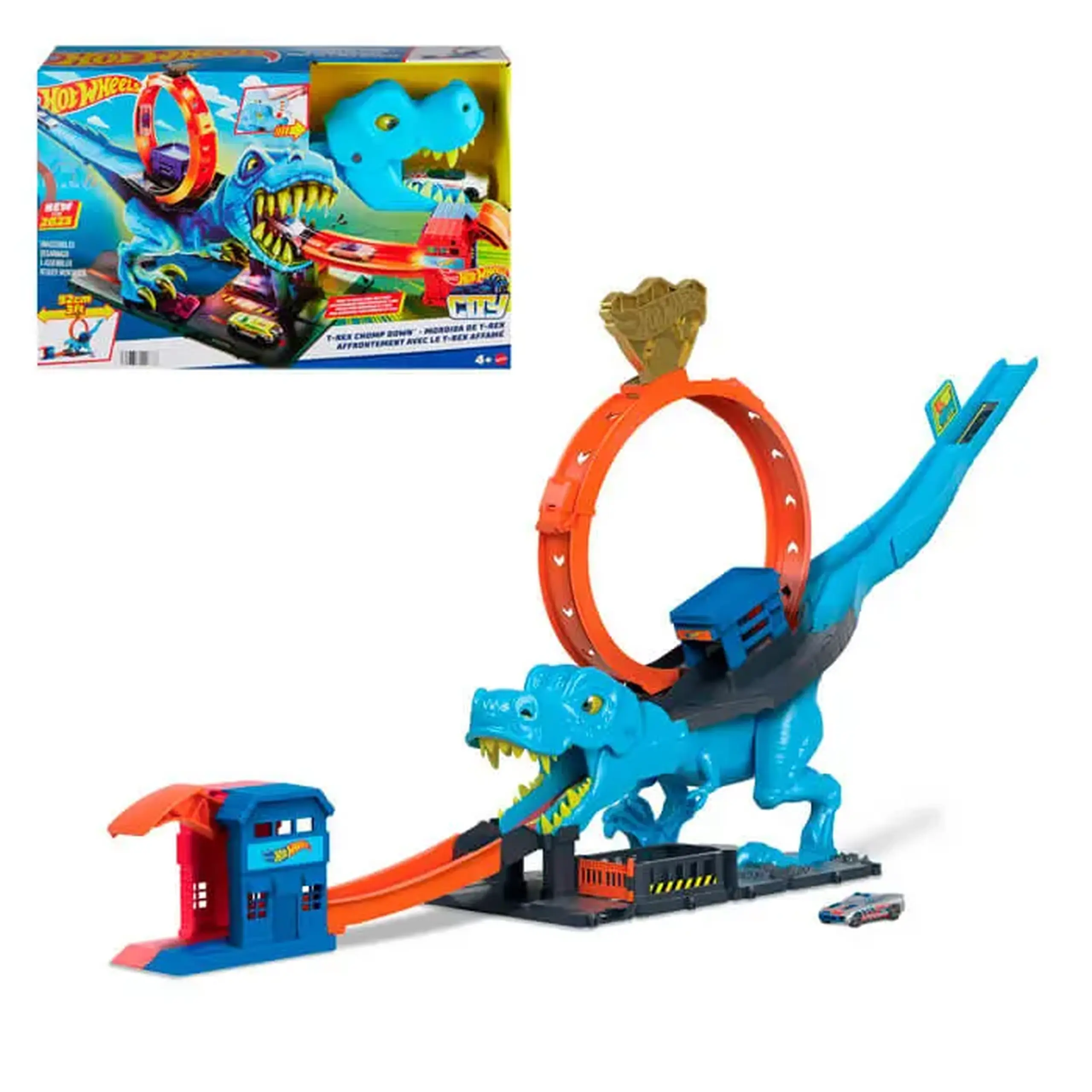 Pista HW City Vanatoarea T-Rex HKX42