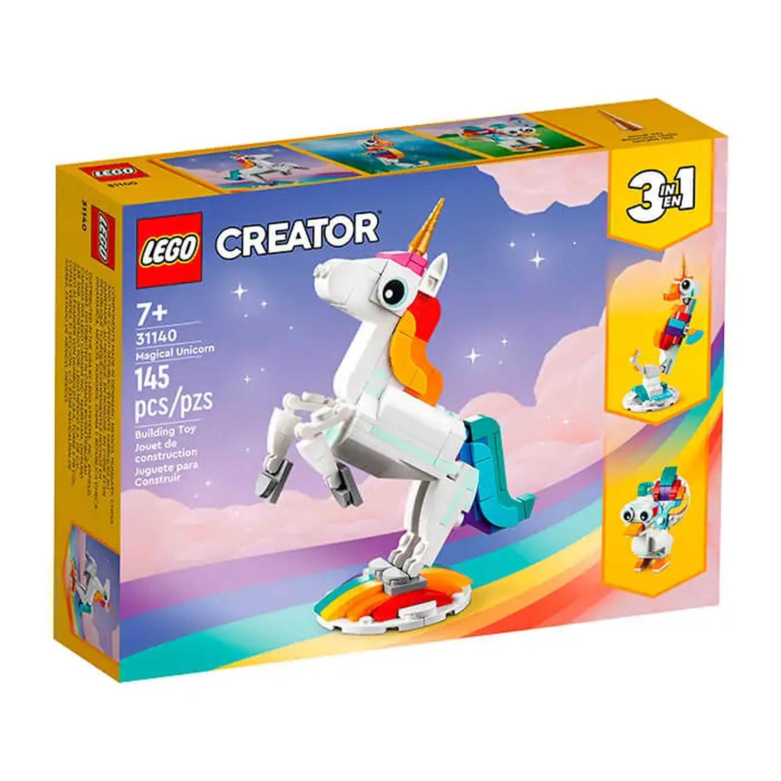 Lego Creator 3-in-1 Unicorn 31140