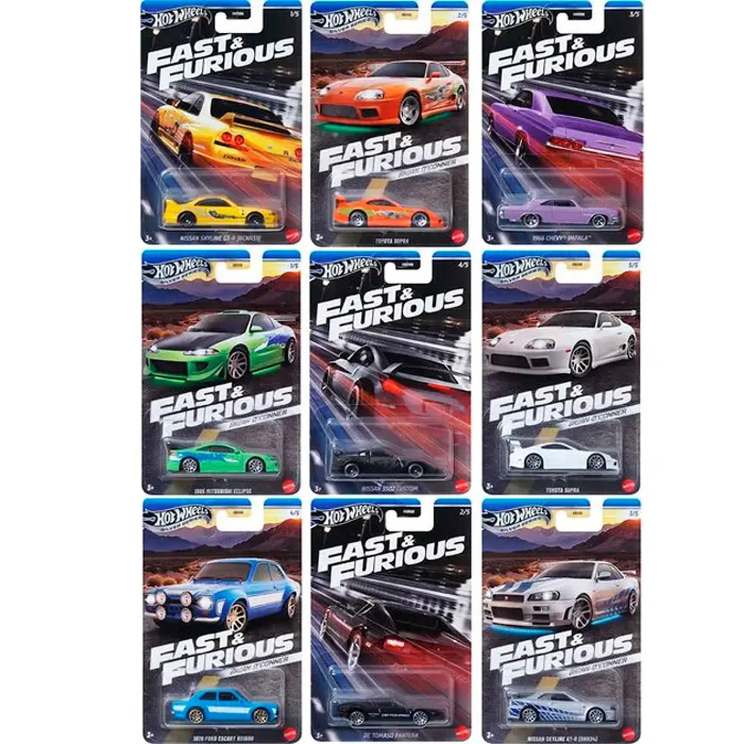 Masina HW Fast Furious HNR88