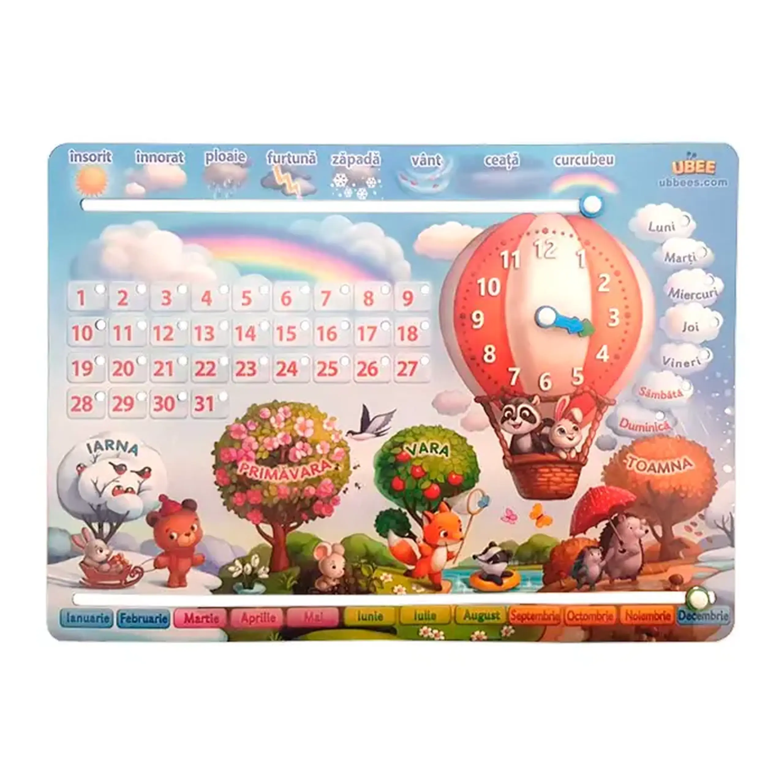 Calendar din lemn ПСФ028